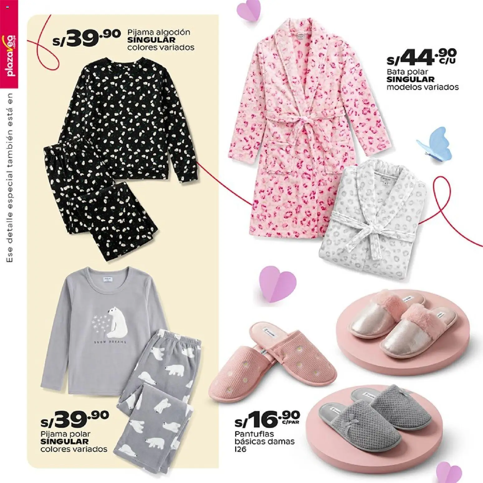 Catálogo Plaza Vea válido desde 27.04.2026 | Página: 20 | Productos: Pijama, Pantuflas