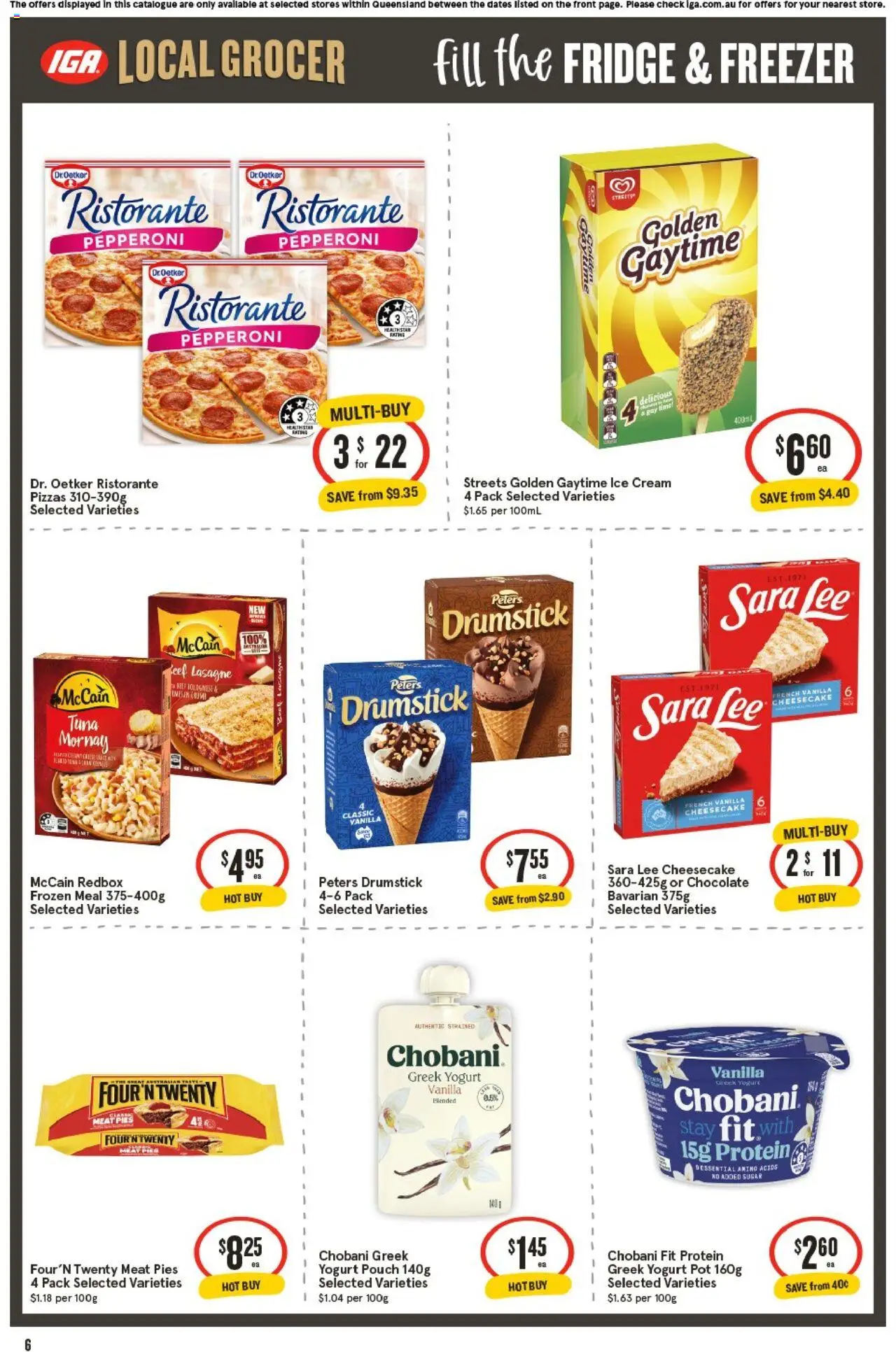IGA catalogue - valid from 15.10.2025 | Page: 6 | Products: Pot, Meat, Tuna, Pies
