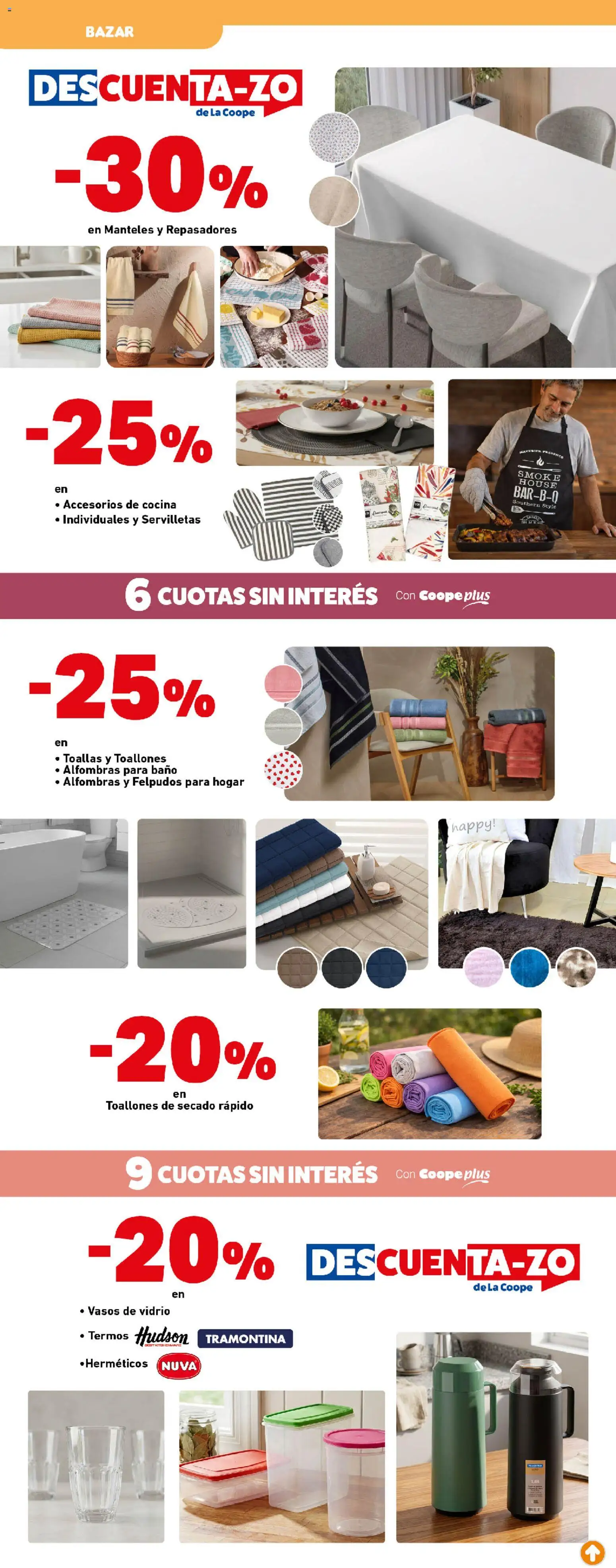 Cooperativa Obrera - Ahorrón │ válido desde el 06.04.2026 | Página: 8 | Productos: Cocina, Toallas, Servilletas, Vasos