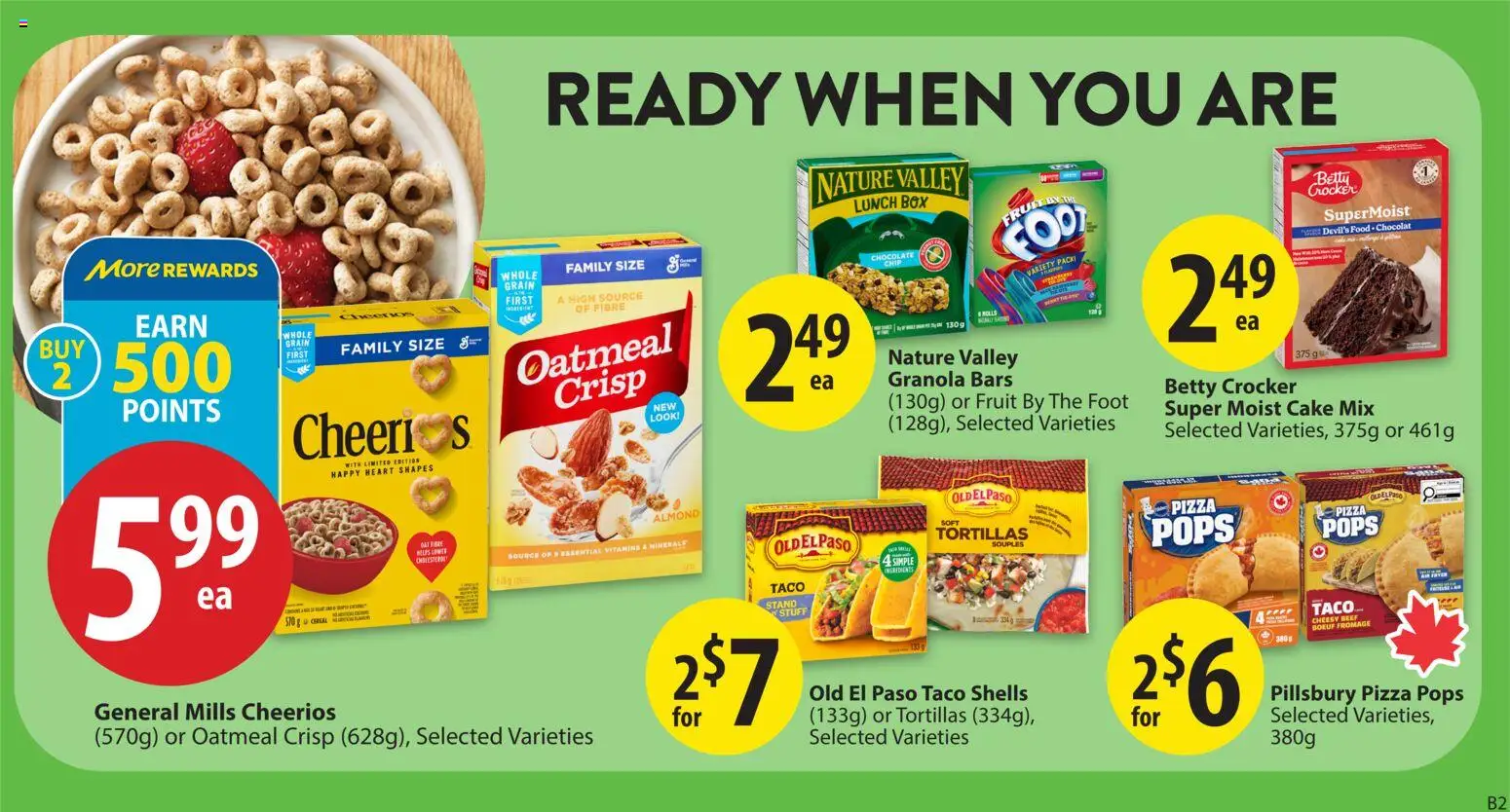 Save on foods flyer valid from 15.01.2026 | Page: 16 | Products: Beef, Box, Chocolate, Pizza