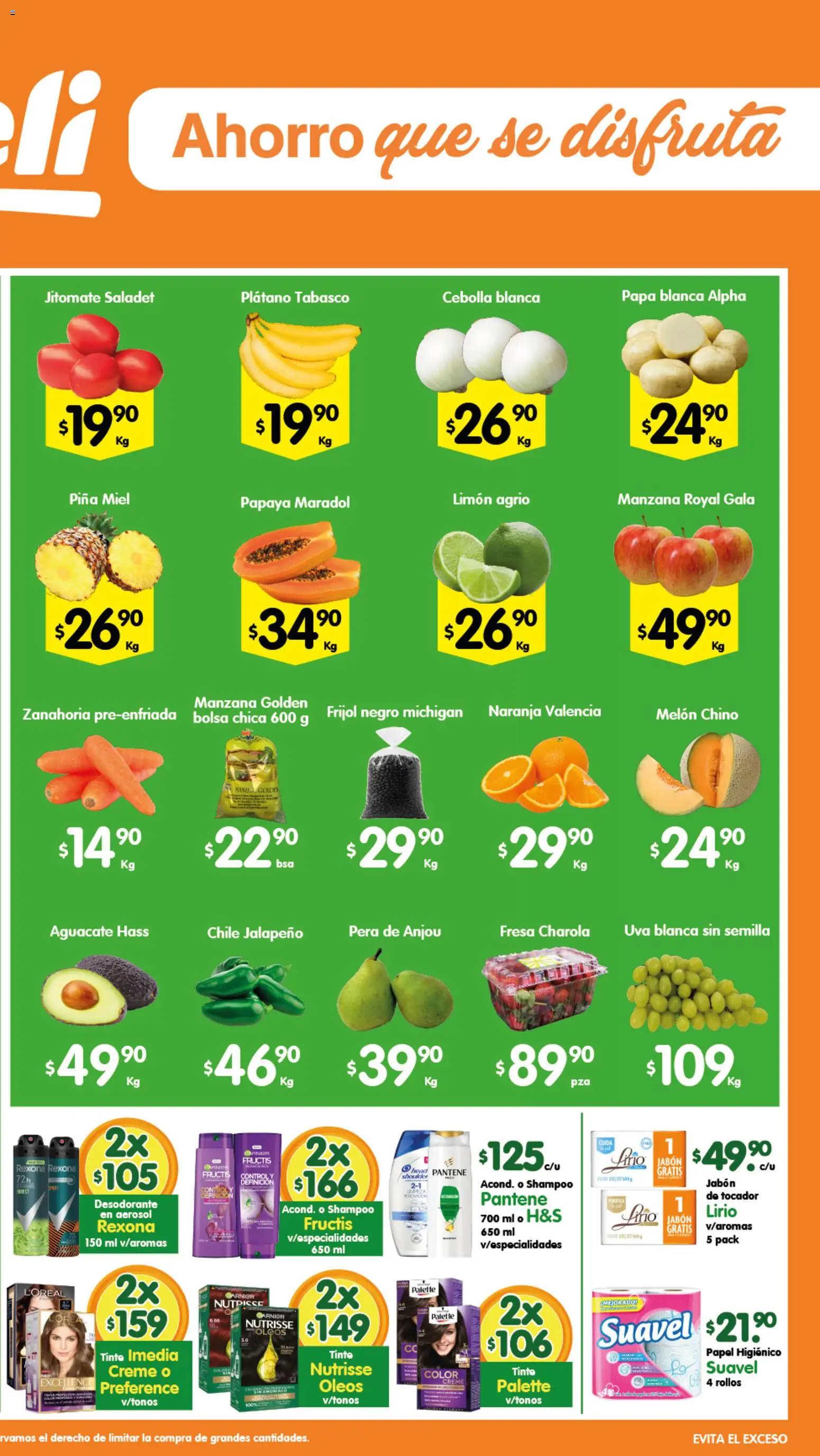 Nuevas ofertas de Arteli válidas en toda la República Mexicana desde el 26.11.2025. ¡Encuentra las mejores ofertas en Arteli folleto Valles! | Página: 2 | Productos: Aguacate, Piña, Papel higiénico, Jabón