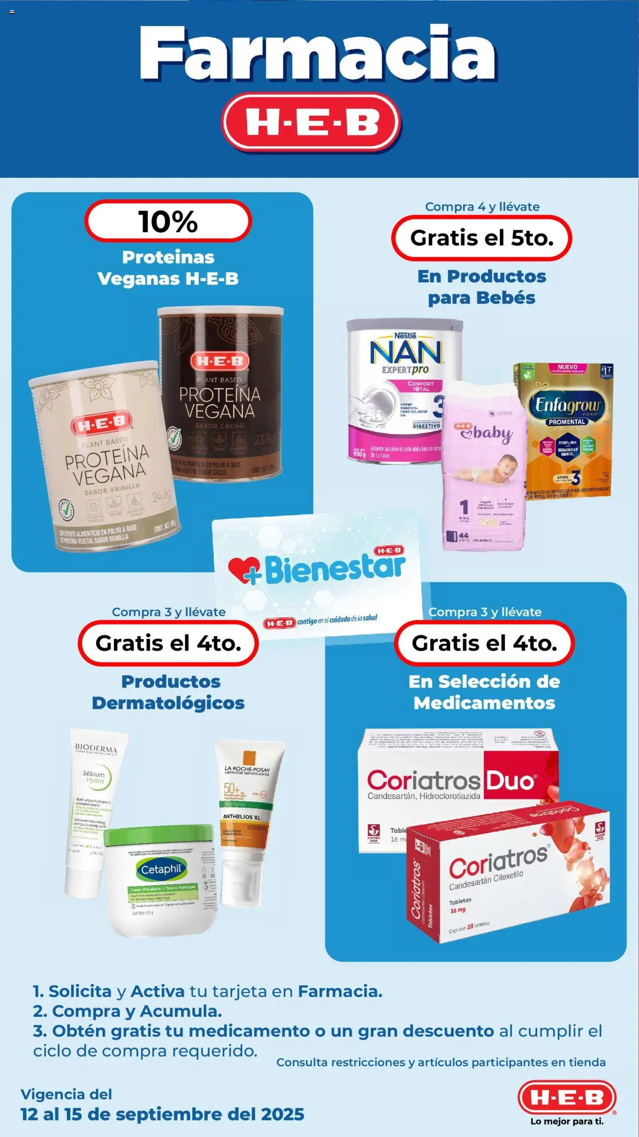Nuevas ofertas de H-E-B válidas en toda la República Mexicana desde el 19.09.2025. ¡Encuentra las mejores ofertas en H-E-B - Folleto! | Página: 12 | Productos: Crema, Cacao, Caja, Polvo