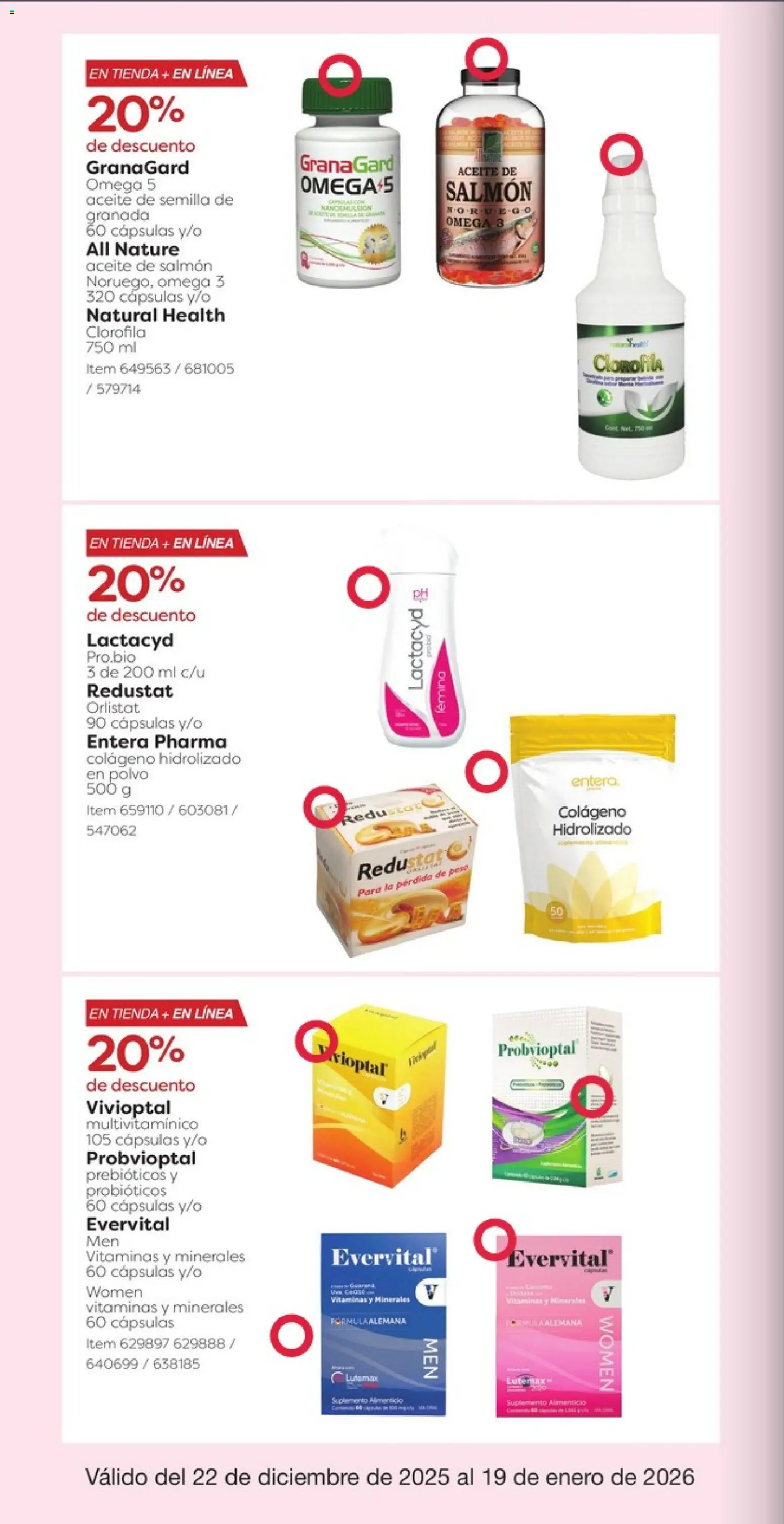 Nuevas ofertas de Costco válidas en toda la República Mexicana desde el 22.12.2025. ¡Encuentra las mejores ofertas en Costco catálogo! | Página: 36 | Productos: Aceite, Vitaminas, Polvo