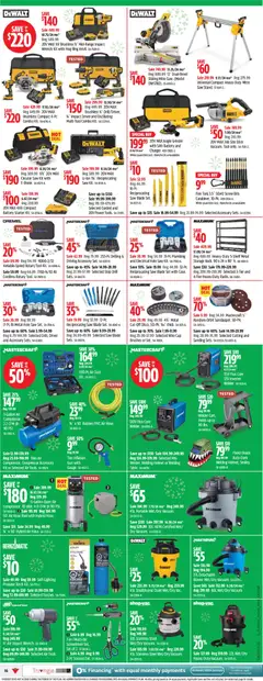 Preview of Canadian Tire weekly flyer from shop Canadian Tire valid from 11.12.2025 | Page: 18 | Products: Grinder, Battery