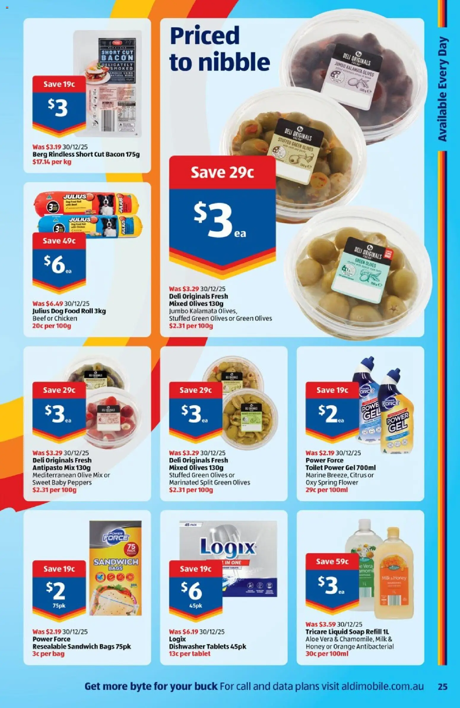 Aldi catalogue - valid from 04.02.2026 | Page: 25 | Products: Soap, Beef, Olives, Tablet