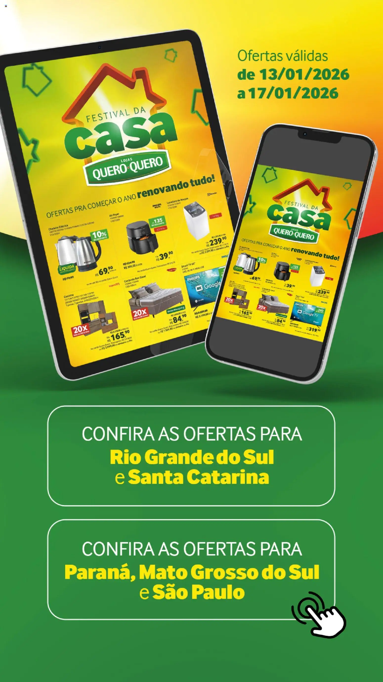 Lojas Quero-Quero Folheto - válido de 13.01.2026 | Página: 1