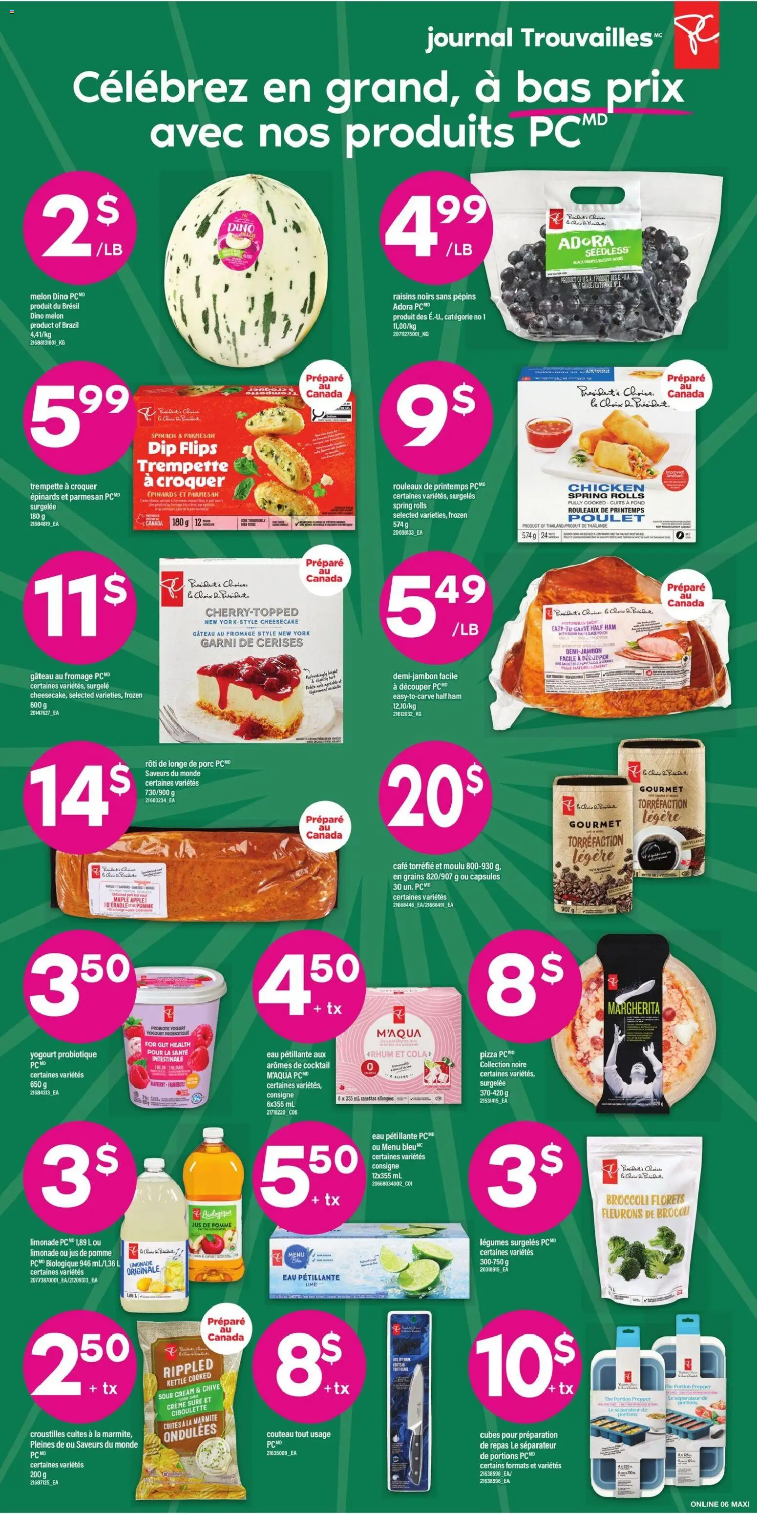 Maxi flyer valid from 04.12.2025 | Page: 12 | Products: PC, Cheese, Ham, Pork