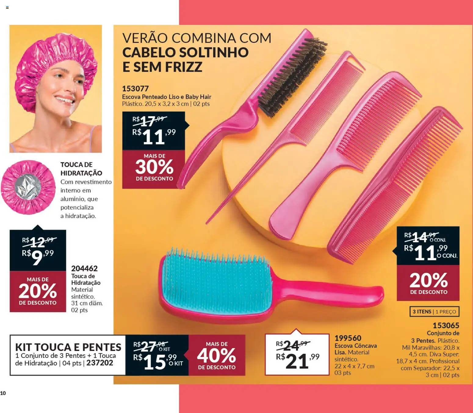 Avon Folheto - válido de 19.12.2025 | Página: 10 | Produtos: Touca, Escova