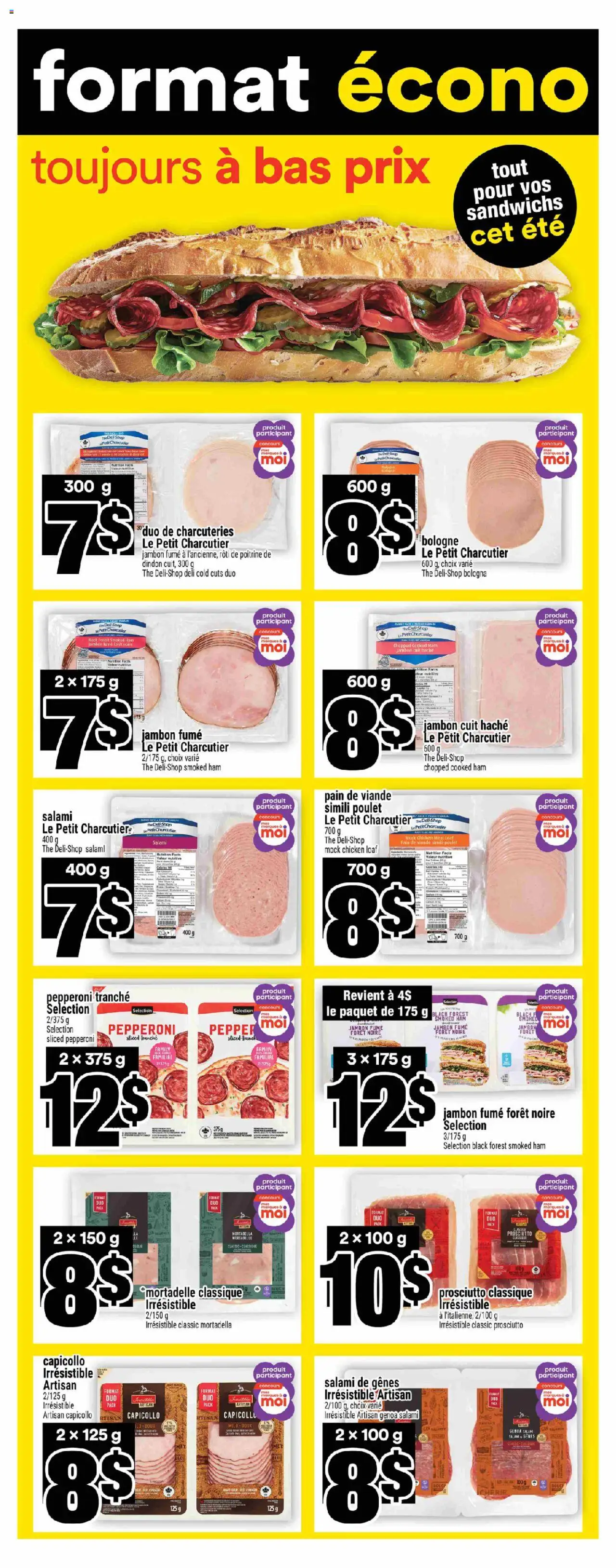 Super C flyer valid from 24.07.2025 | Page: 14 | Products: Salami, Ham, Chicken