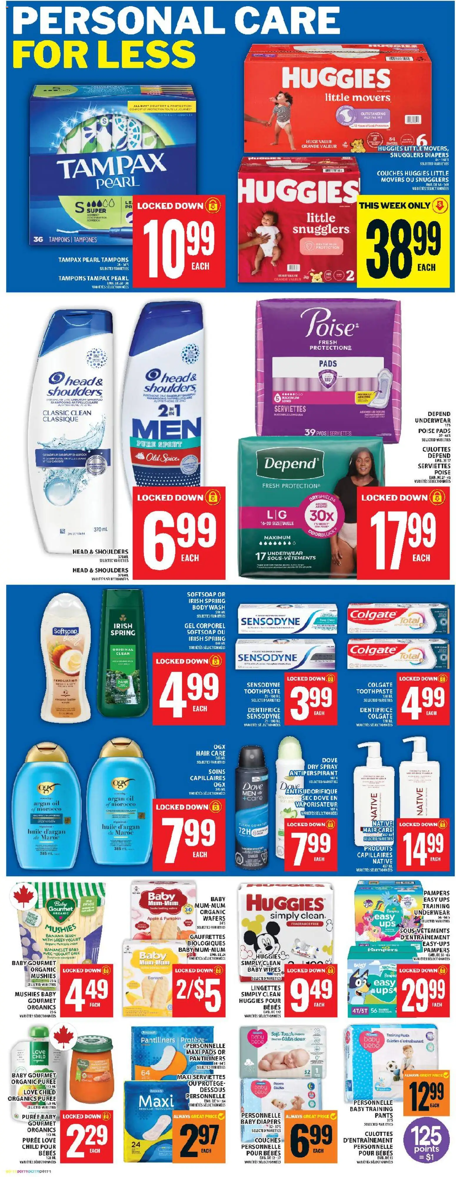 Food Basics flyer valid from 25.12.2025 | Page: 16 | Products: Oil, Pants, Pumpkin, Underwear