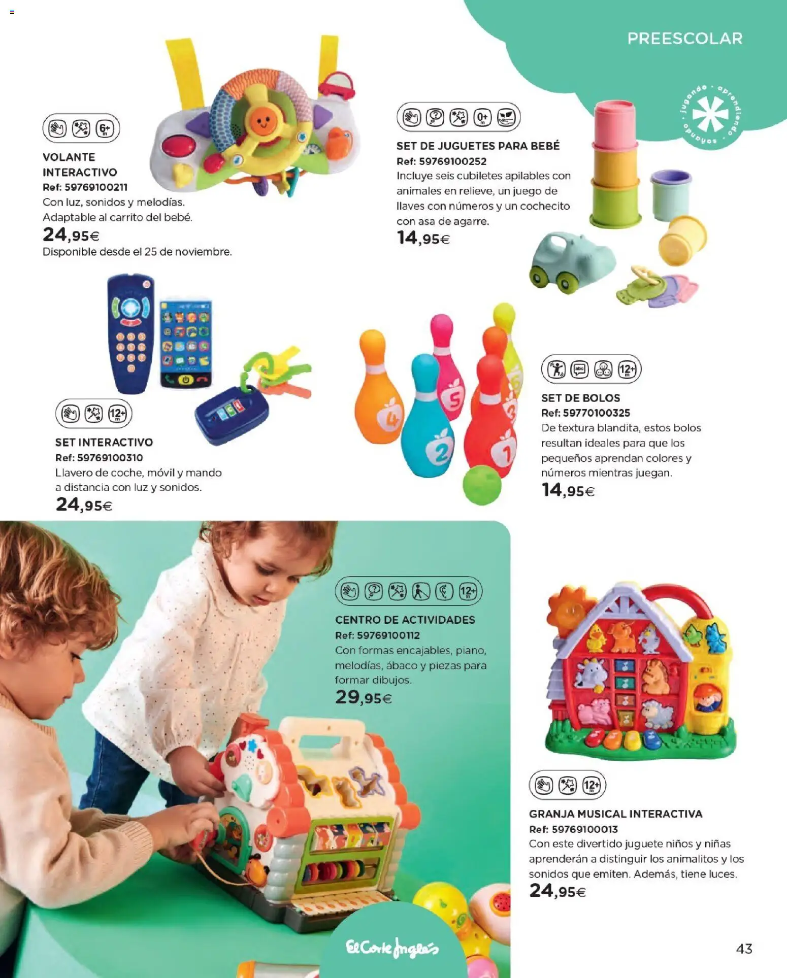 Nuevas ofertas de El Corte Inglés válidas en toda la República Mexicana desde el 27.10.2025. ¡Encuentra las mejores ofertas en El Corte Inglés catálogo Juguetes! | Página: 43 | Productos: Llavero, Movil, Juego