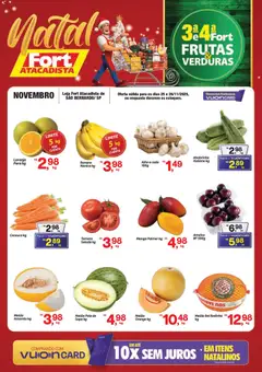 Fort Atacadista - Ofertas Frutas, Verduras - Pré-Visualização do folheto da loja Fort Atacadista, válido de 25.11.2025