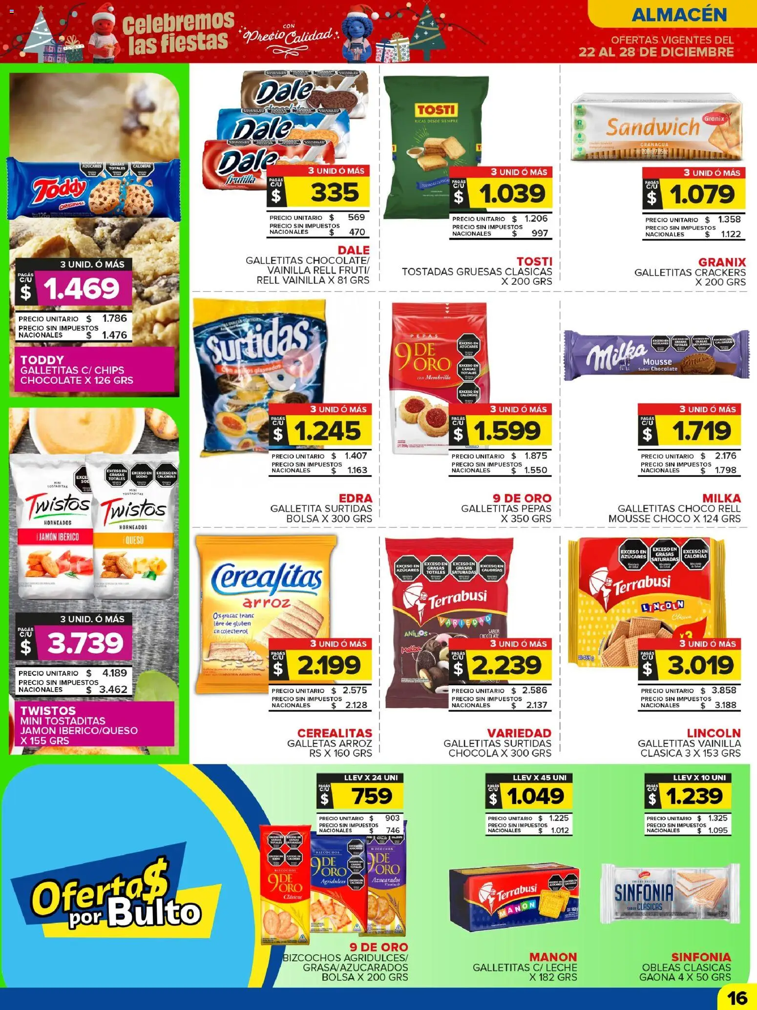 Carrefour Maxi catálogo │ válido desde el 22.12.2025 | Página: 17 | Productos: Mousse, Arroz, Bizcochos, Galletas