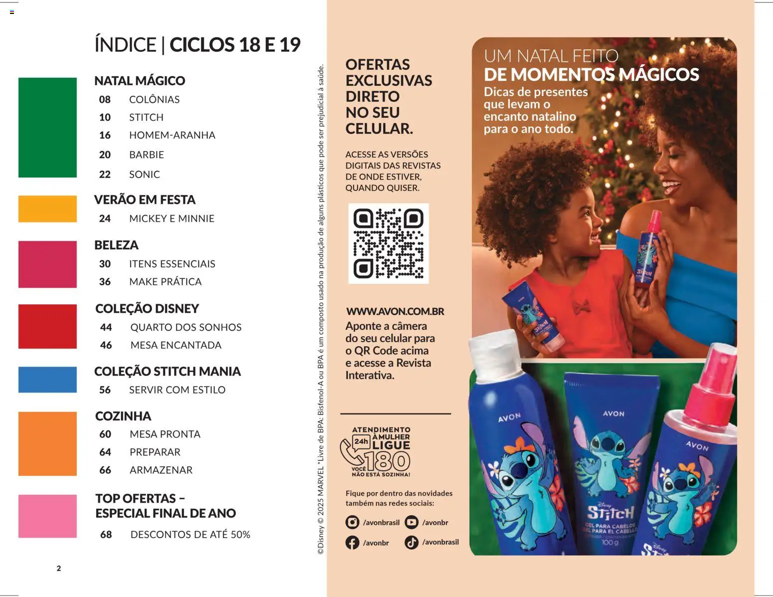 Avon Folheto - válido de 29.10.2025 | Página: 2 | Produtos: Celular, Mesa, Revista, Câmera