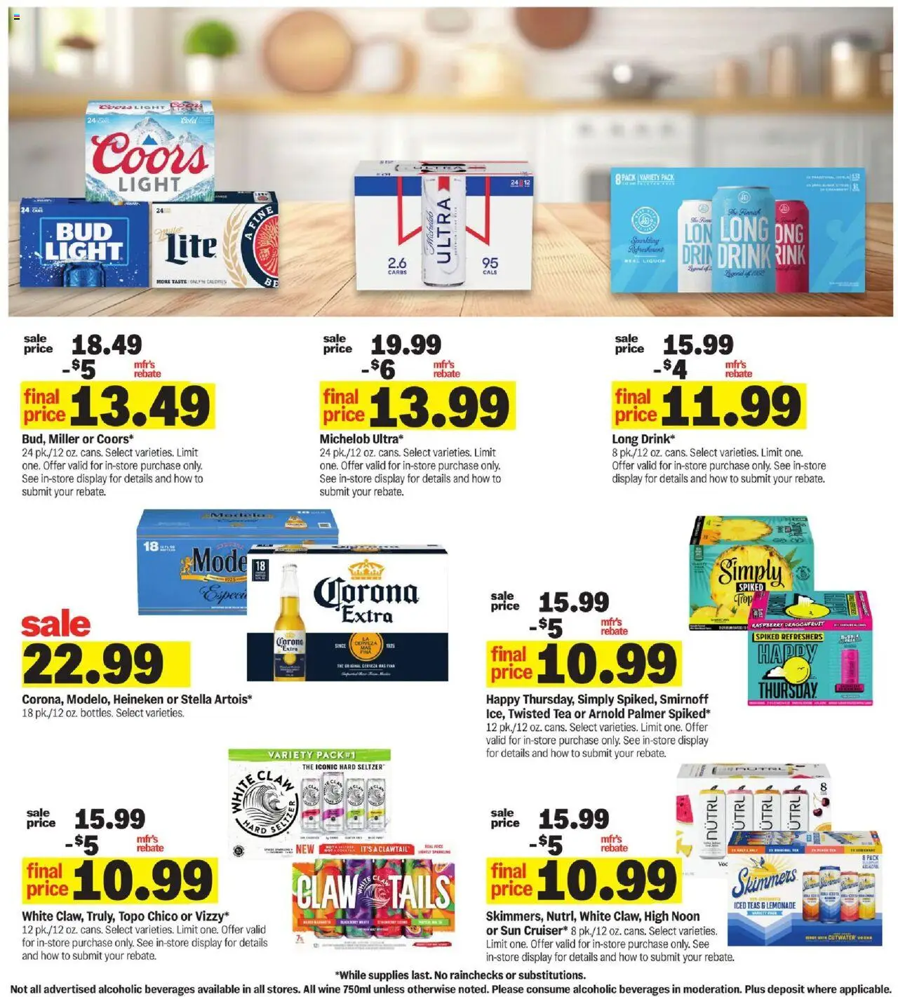 Meijer Weekly Ad - MI - valid from 15.06.2025 | Page: 23 | Products: Wine, Tea, Raspberry