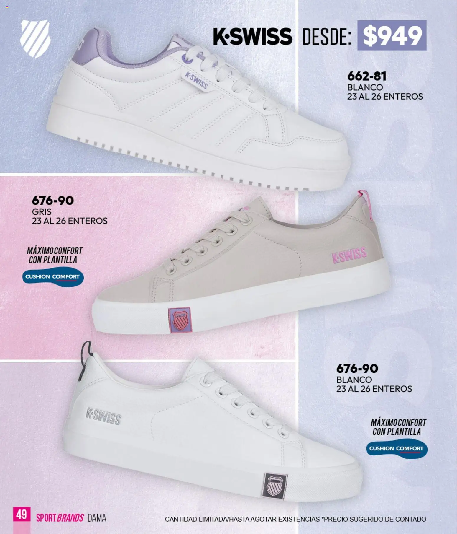 Nuevas ofertas de Cklass válidas en toda la República Mexicana desde el 05.03.2026. ¡Encuentra las mejores ofertas en Cklass catálogo Verano Sportbrands Dama! | Página: 50