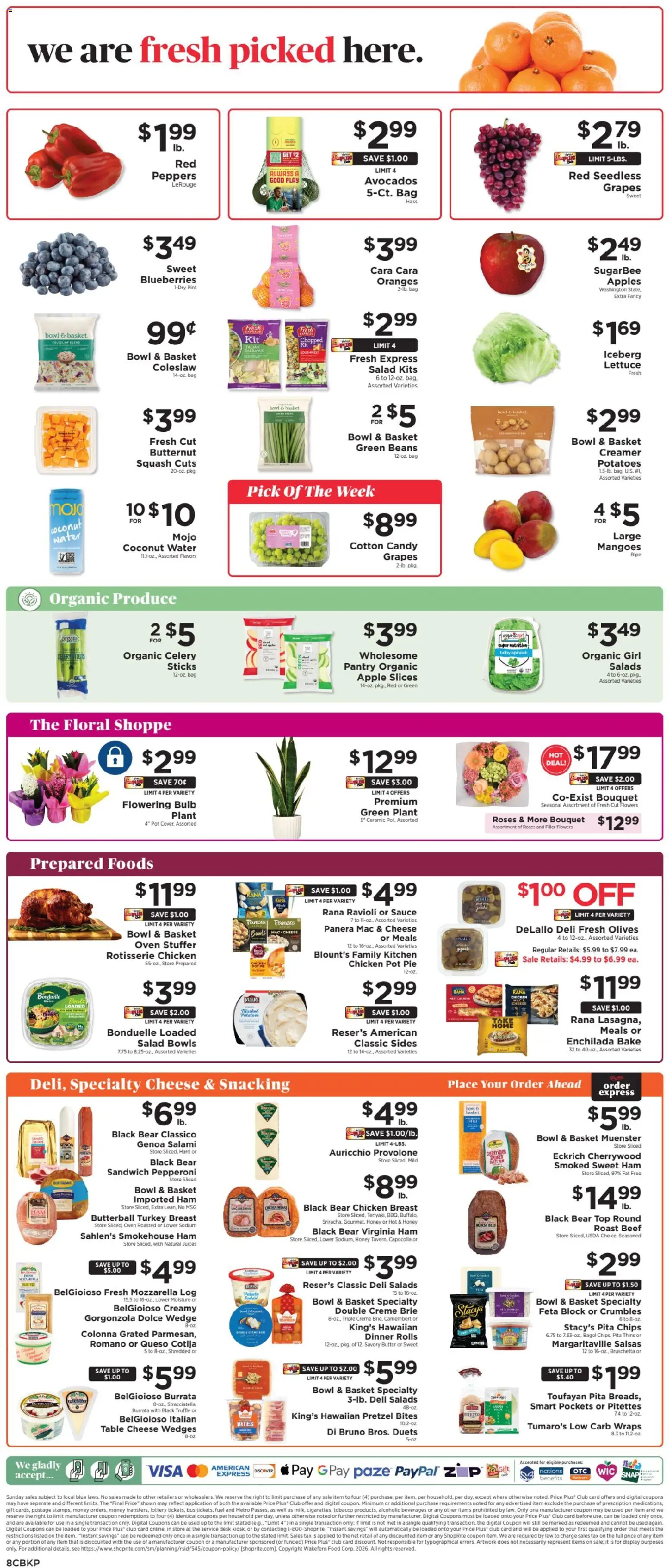 ShopRite Weekly Ad 2 - valid from 25.01.2026 | Page: 9 | Products: Table, Salami, Beef, Desk