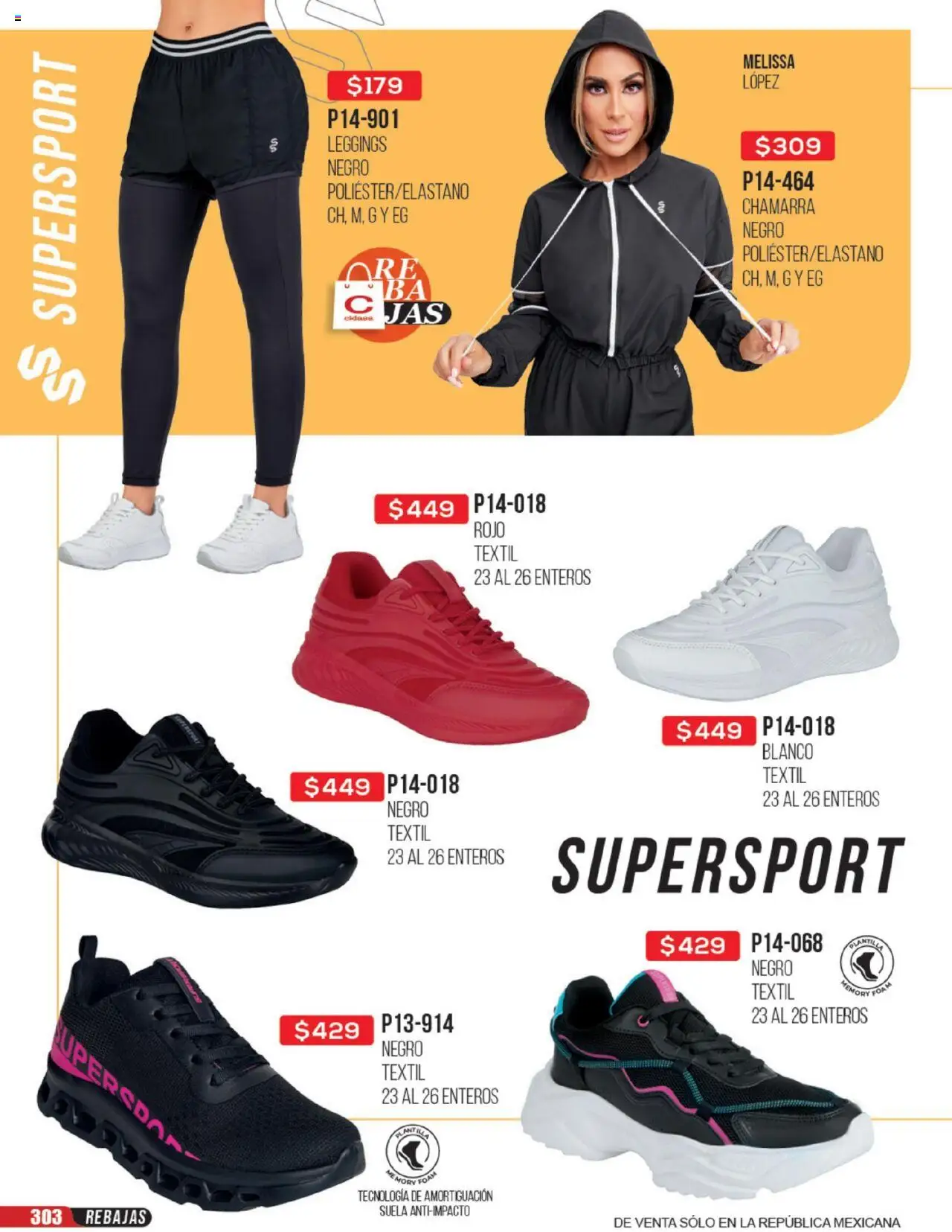Nuevas ofertas de Cklass válidas en toda la República Mexicana desde el 23.06.2025. ¡Encuentra las mejores ofertas en Cklass catálogo Rebajas Sobre Calzado! | Página: 304 | Productos: Leggings, Chamarra