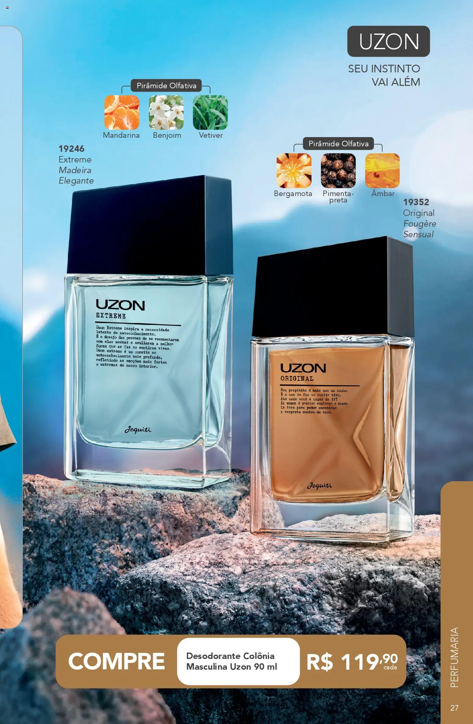 Jequiti Folheto - válido de 30.01.2026 | Página: 27 | Produtos: Bergamota, Pimenta, Desodorante