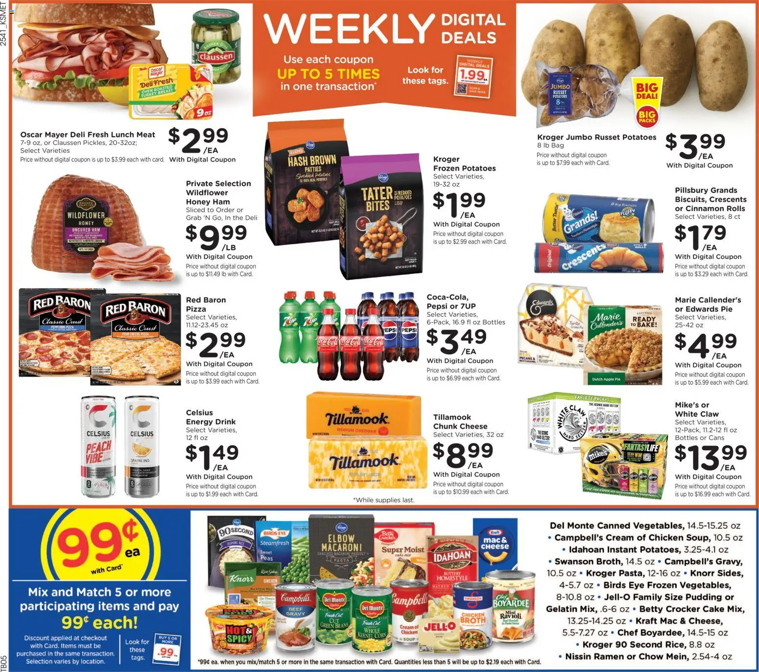 King Soopers Black Friday - valid from 12.11.2025 | Page: 2 | Products: Corn, Ham, Rice, Potatoes