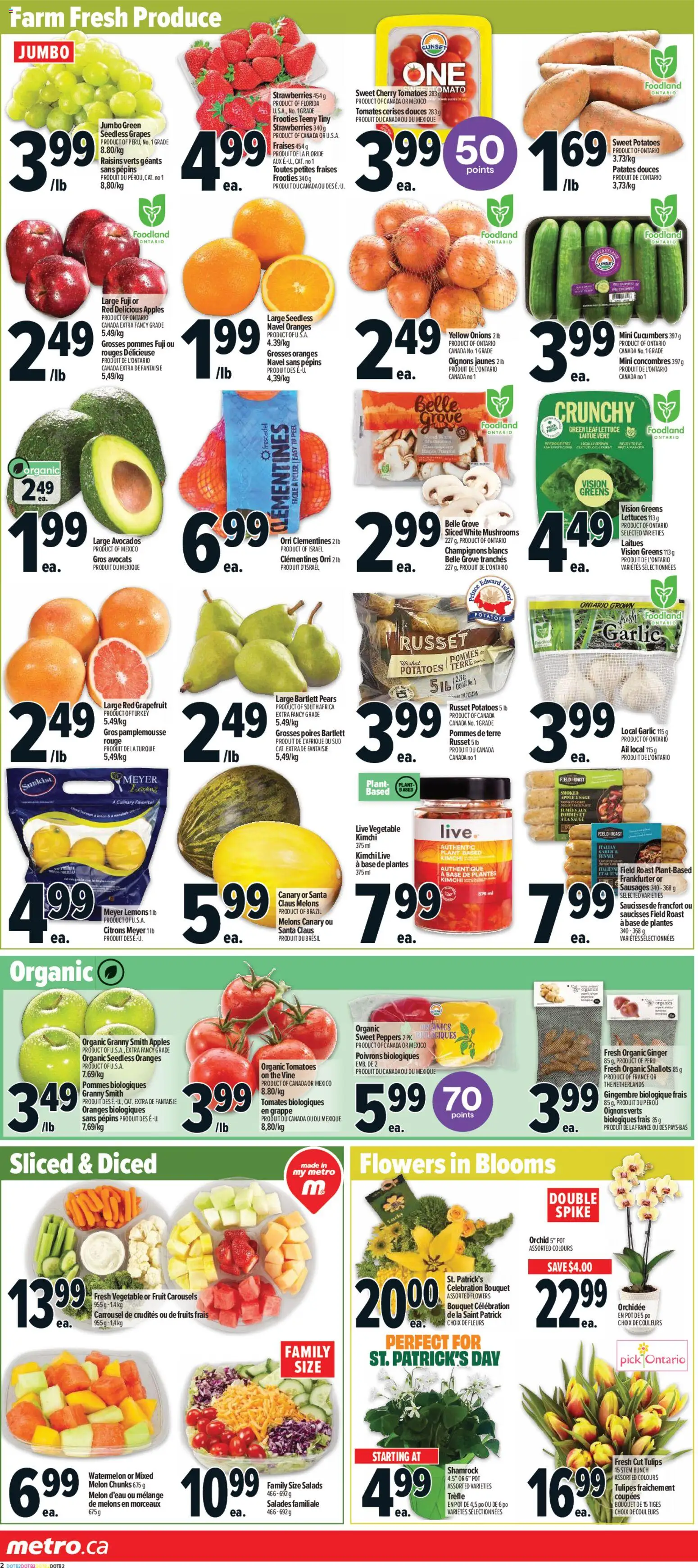 Metro flyer valid from 12.03.2026 | Page: 6 | Products: Strawberries, Cucumbers, Potatoes, Apples