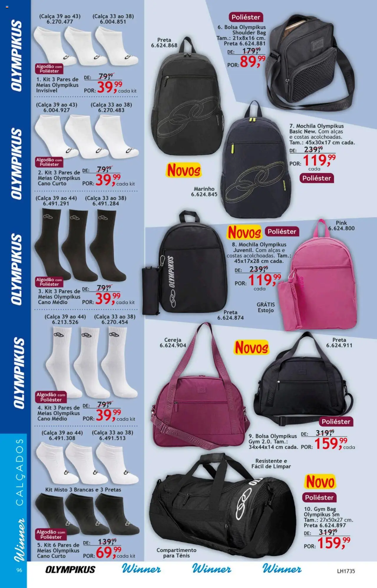 Quatro Estações Folheto - válido de 01.04.2025 | Página: 97 | Produtos: Cereja, Calça, Meias, Mochila