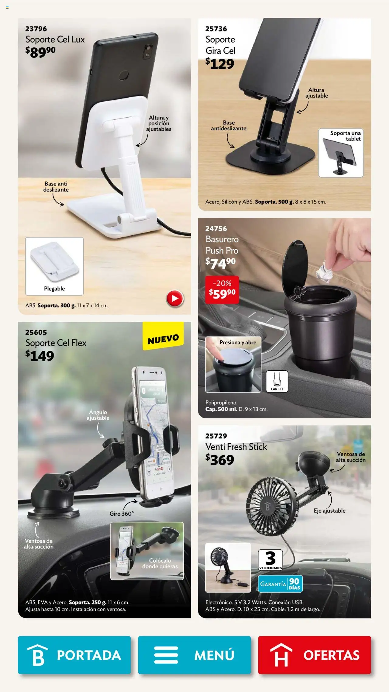 Nuevas ofertas de Betterware válidas en toda la República Mexicana desde el 29.09.2025. ¡Encuentra las mejores ofertas en Betterware - Campaña 10 2025! | Página: 113 | Productos: Tablet, Cable