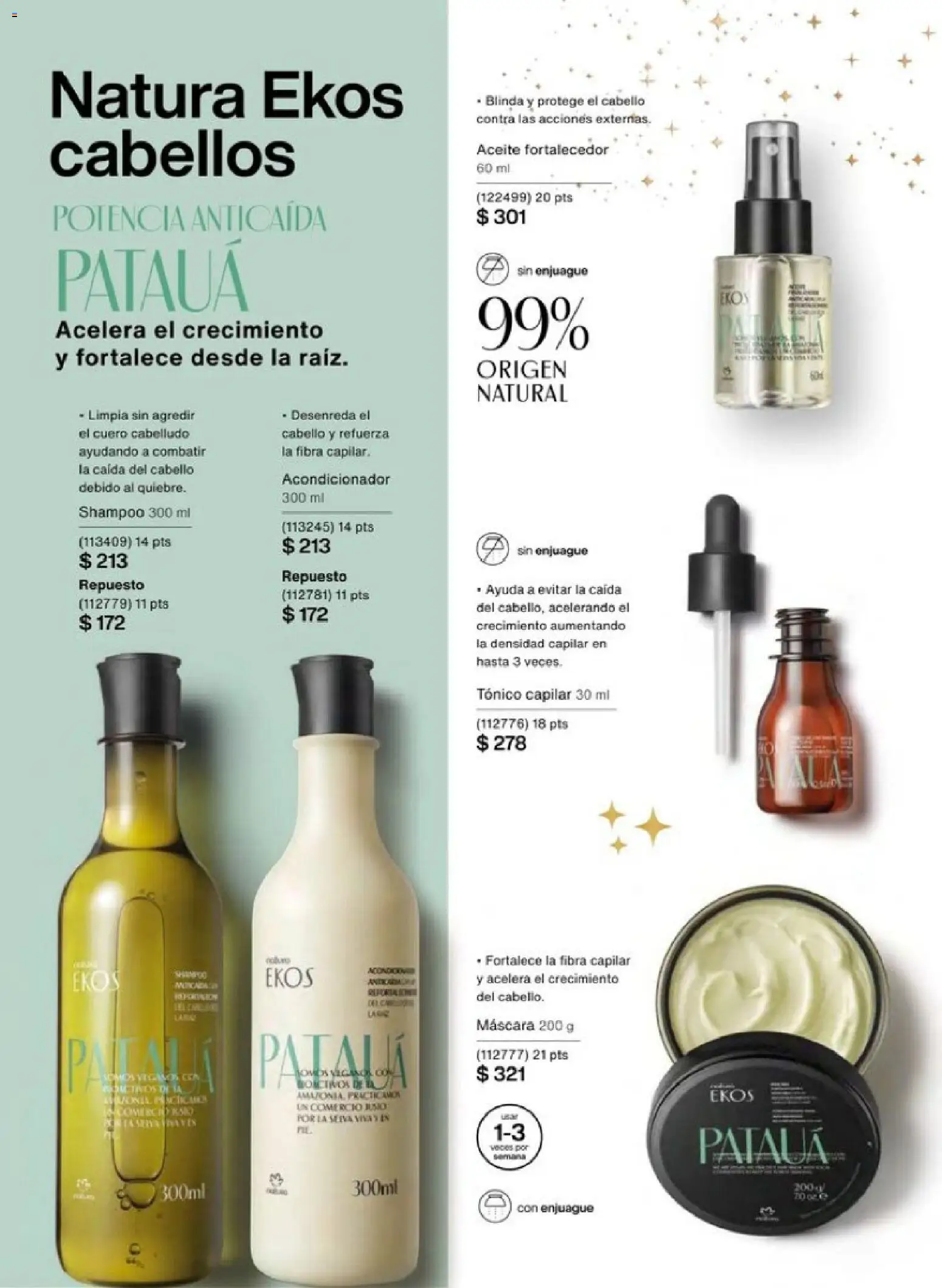 Nuevas ofertas de Natura válidas en toda la República Mexicana desde el 01.12.2025. ¡Encuentra las mejores ofertas en Natura campaña 18 2025! | Página: 127 | Productos: Máscara, Aceite, Acondicionador