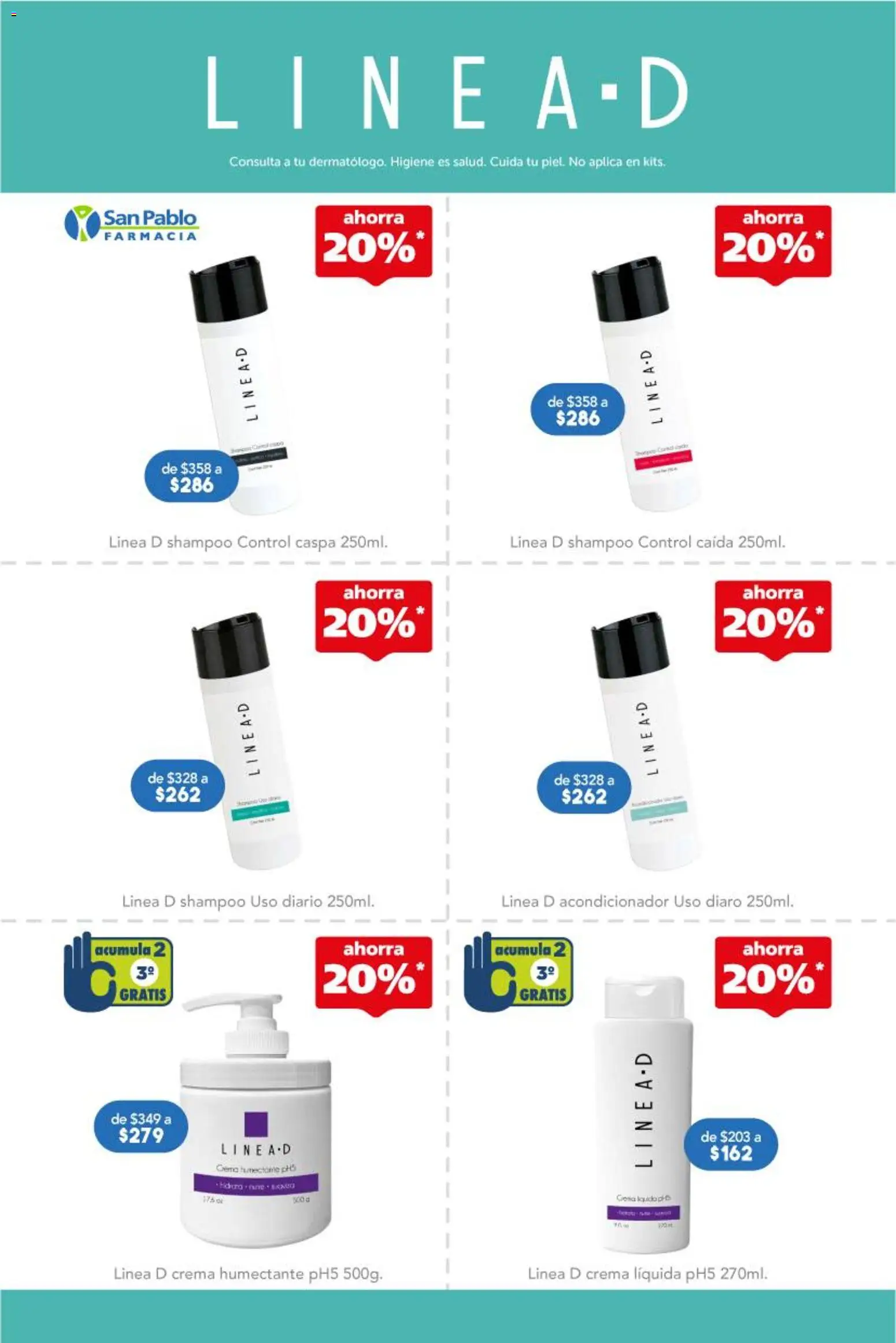 Nuevas ofertas de Farmacia San Pablo válidas en toda la República Mexicana desde el 15.02.2026. ¡Encuentra las mejores ofertas en Farmacia San Pablo catálogo! | Página: 13