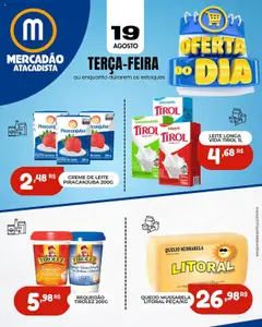 Mercadão Atacadista - Ofertas do Dia - Pré-Visualização do folheto da loja Mercadão Atacadista, válido de 19.08.2025