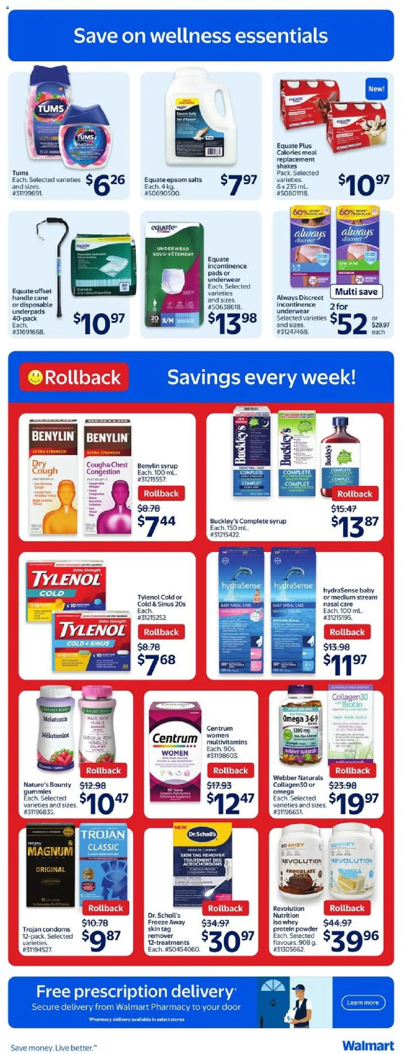 Walmart flyer valid from 16.10.2025 | Page: 16 | Products: Powder, Chocolate, Underwear