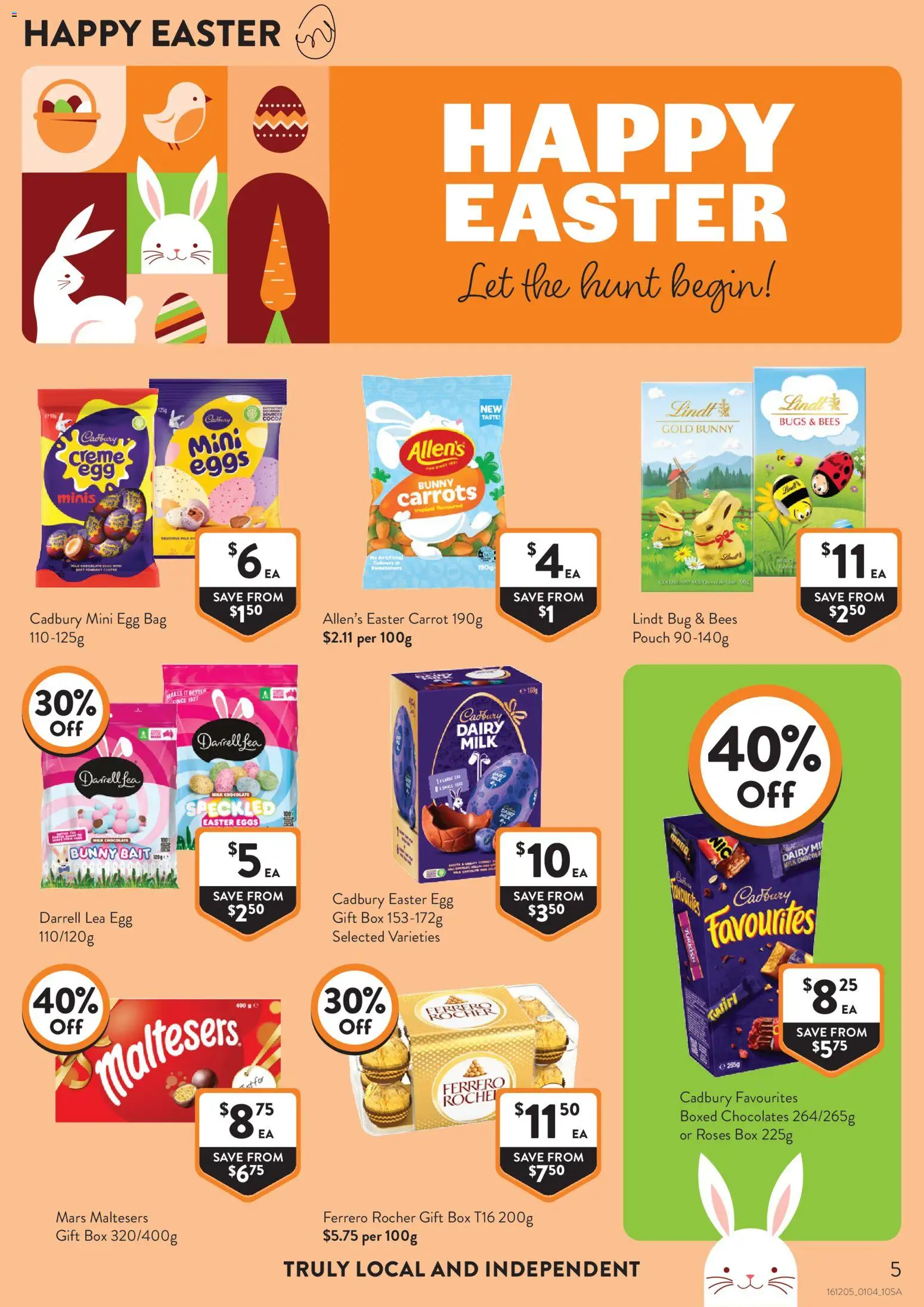 Foodworks catalogue - valid from 01.04.2026 | Page: 5 | Products: Box, Milk, Eggs, Carrots