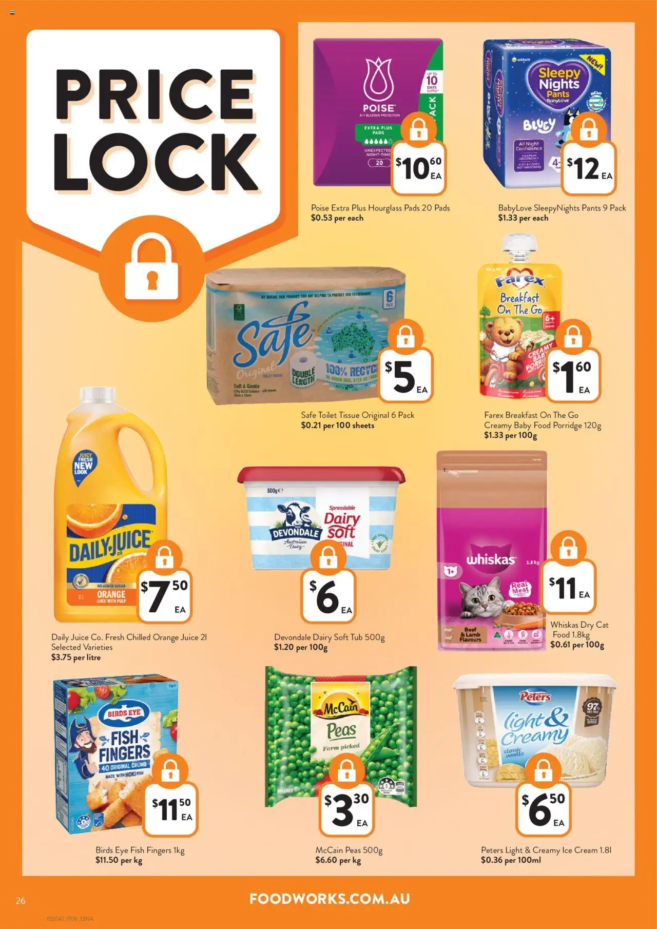 Foodworks catalogue - valid from 17.09.2025 | Page: 26 | Products: Meat, Cream, Ice cream, Pants