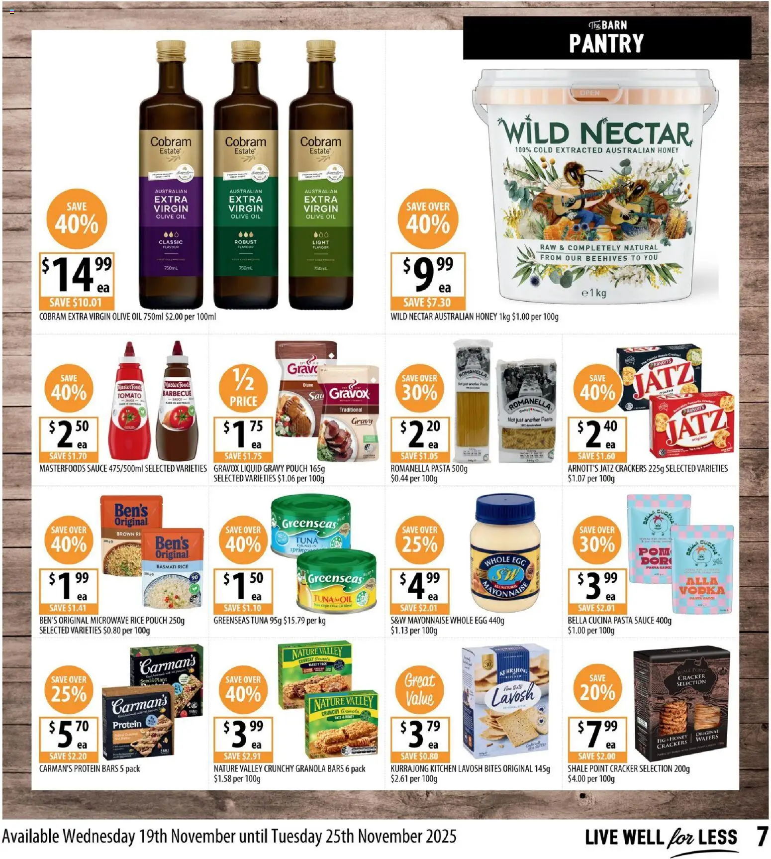 Supabarn catalogue - valid from 19.11.2025 | Page: 7 | Products: Oil, Mayonnaise, Sauce, Tuna