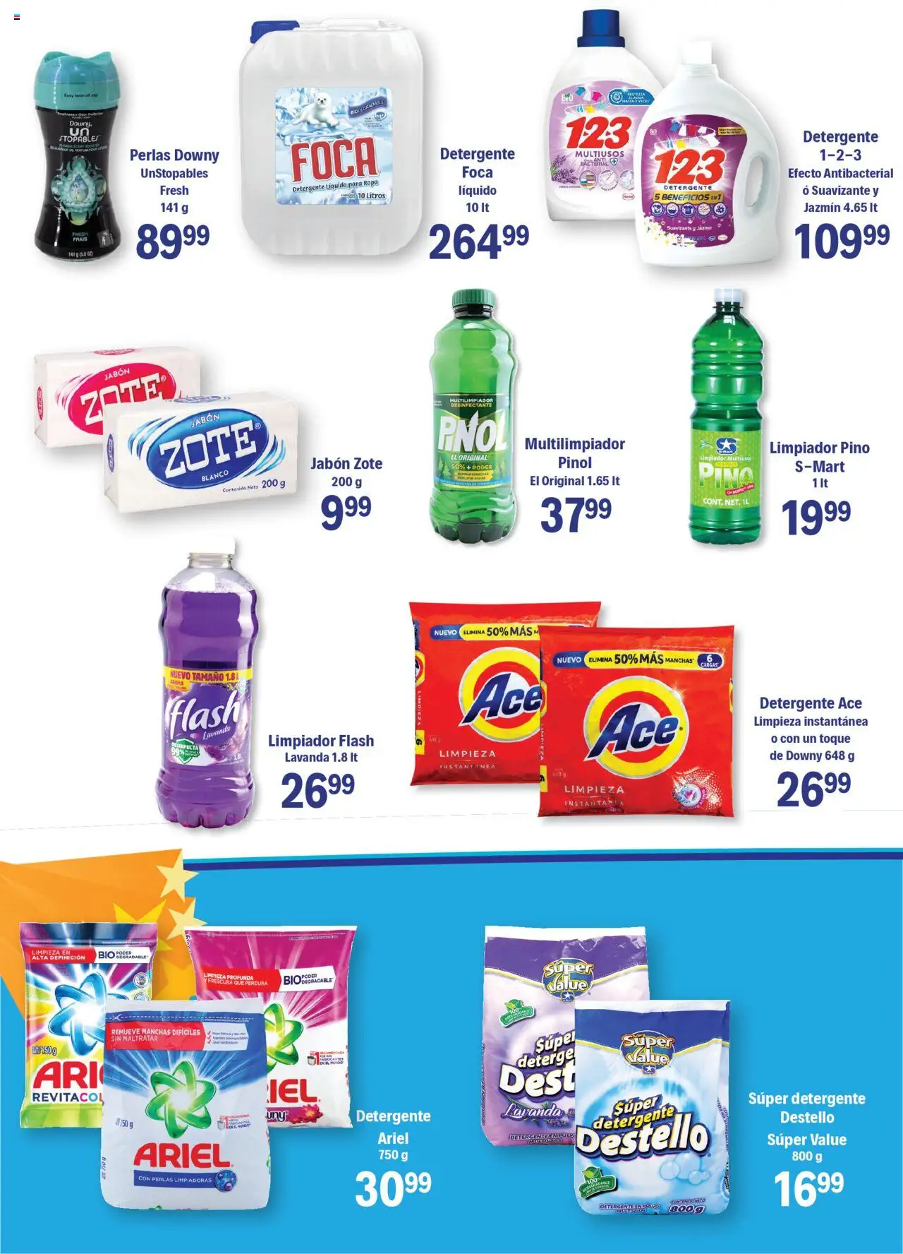 Nuevas ofertas de S-Mart válidas en toda la República Mexicana desde el 30.09.2025. ¡Encuentra las mejores ofertas en S-Mart - Folleto de Feria - Chihuahua! | Página: 4 | Productos: Aceite, Suavizante, Limpiador, Jabón