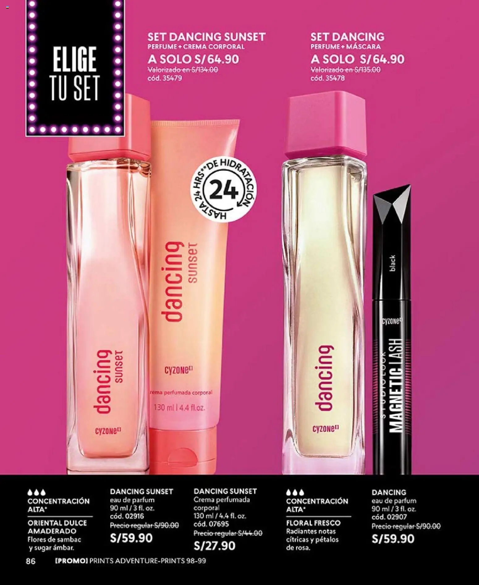 Catálogo CyZone válido desde 27.12.2025 | Página: 86 | Productos: Máscara, Crema, Perfume