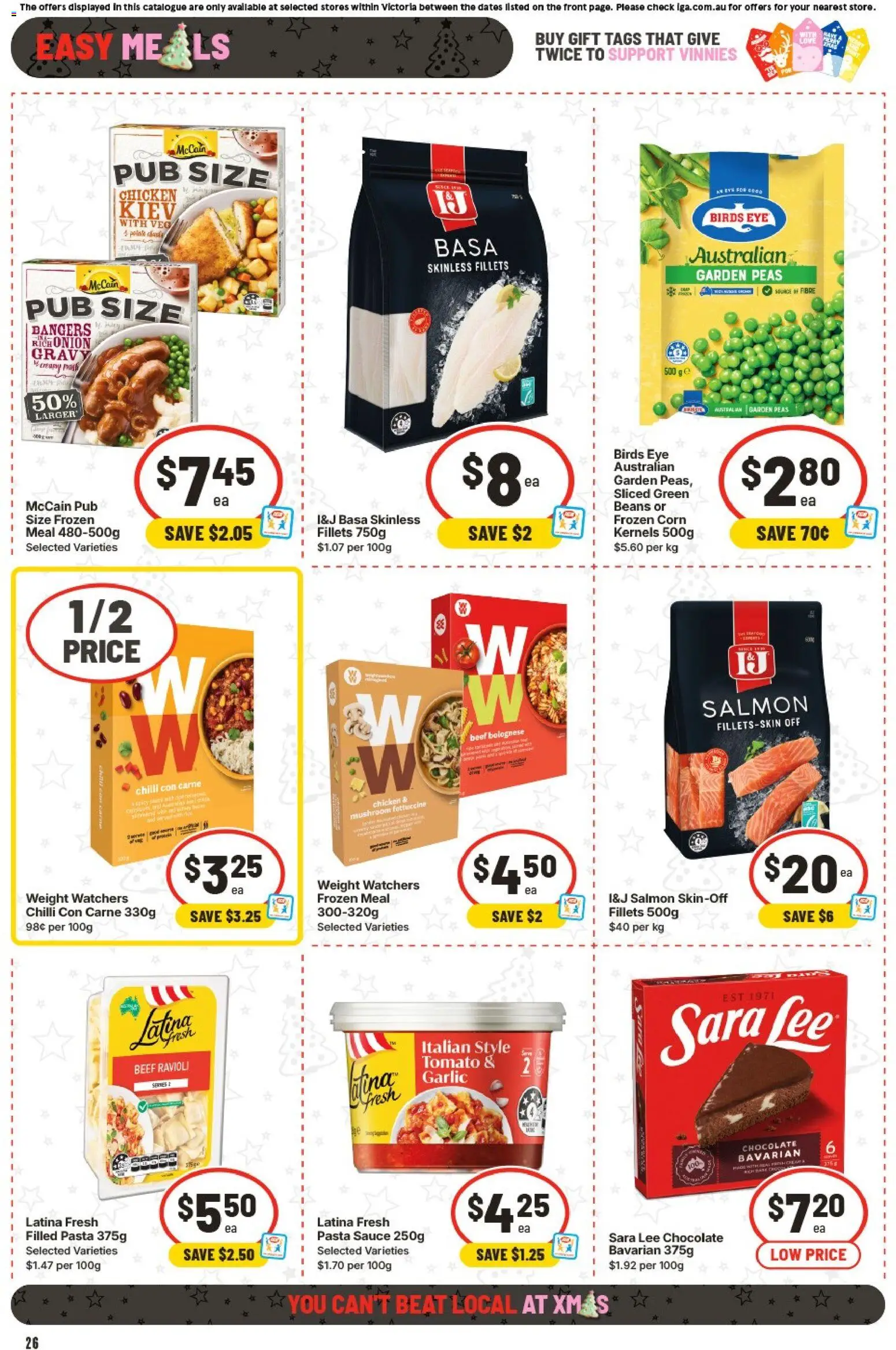 IGA catalogue - valid from 10.12.2025 | Page: 27 | Products: Chocolate, Pasta, Garlic, Weight