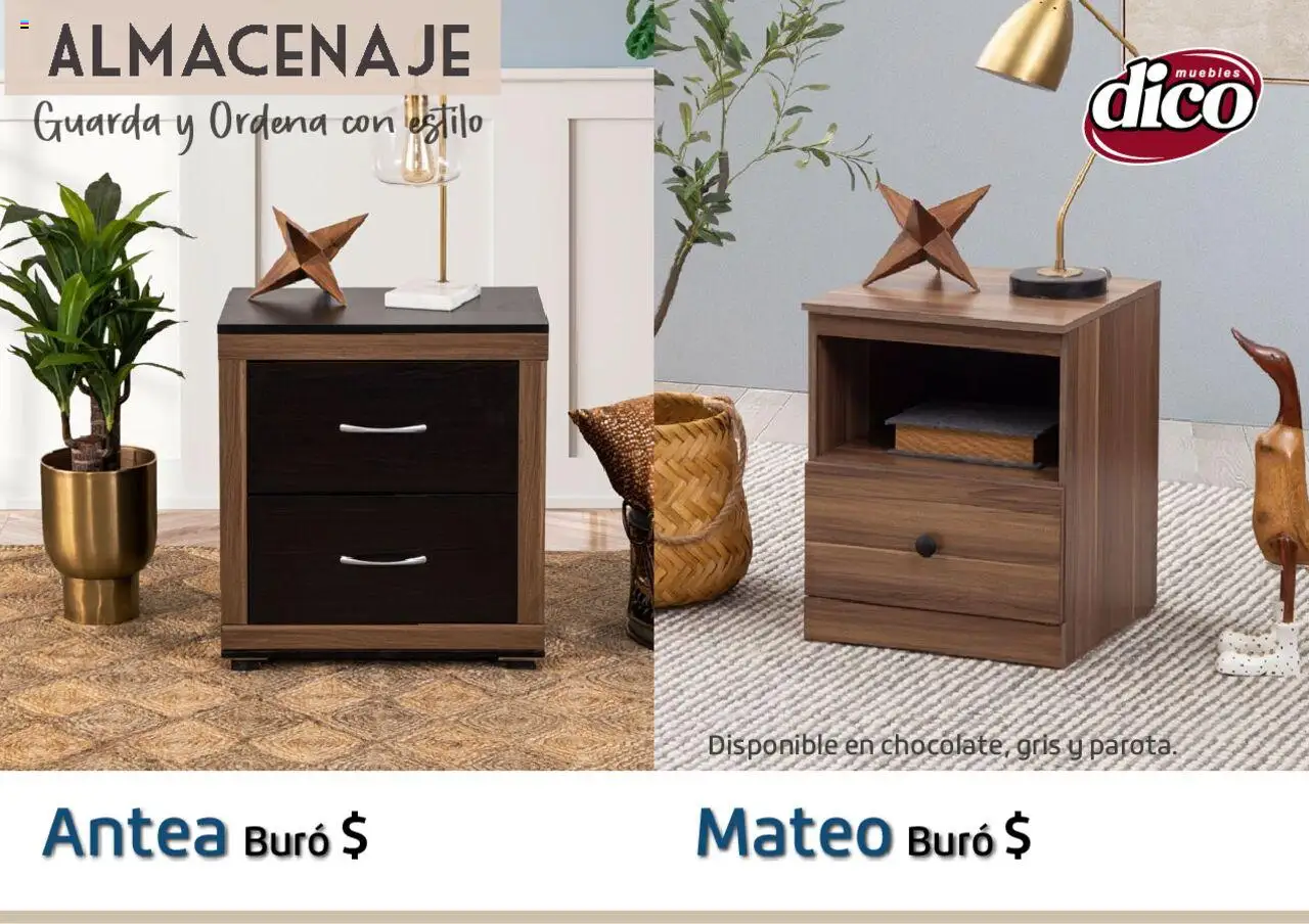 Nuevas ofertas de Muebles Dico válidas en toda la República Mexicana desde el 12.02.2025. ¡Encuentra las mejores ofertas en Muebles Dico catálogo Almacenaje! | Página: 18 | Productos: Buró