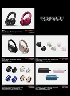 Preview of Myer Black Friday - valid from 17.11.2025 | Page: 29 | Products: Speaker, Portable