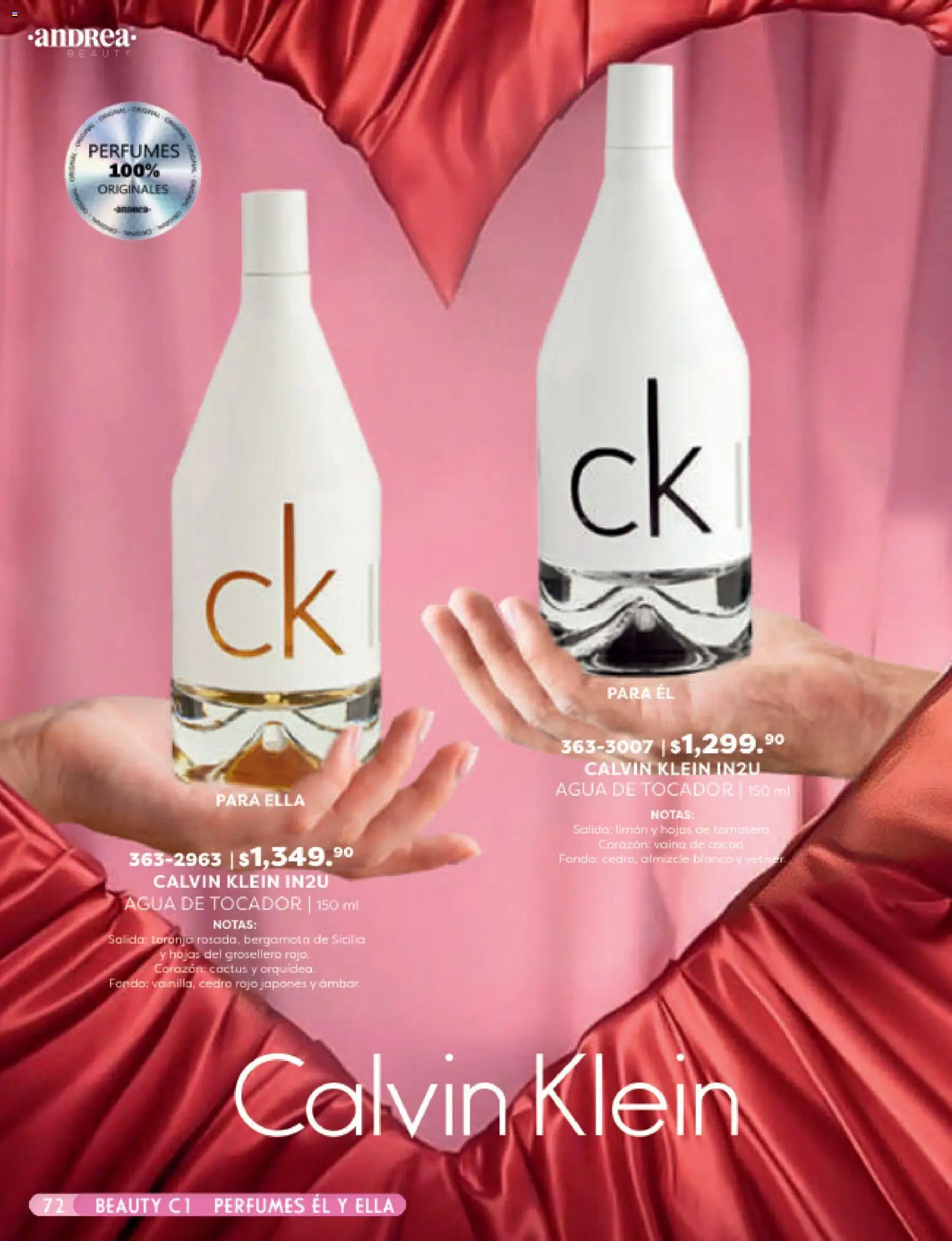 Nuevas ofertas de Andrea válidas en toda la República Mexicana desde el 25.01.2026. ¡Encuentra las mejores ofertas en Andrea catálogo Beauty! | Página: 72 | Productos: Agua, Limón, Toronja