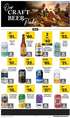 Preview of Liquorland Catalogue SA - valid from 21.01.2026 | Page: 2 | Products: Beer, Wood, Hat