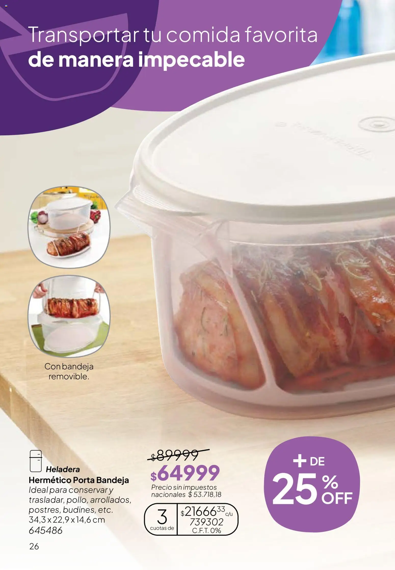 Tupperware Folleto de Campaña 2/2026 │ válido desde el 18.12.2025 | Página: 27 | Productos: Bandeja, Heladera