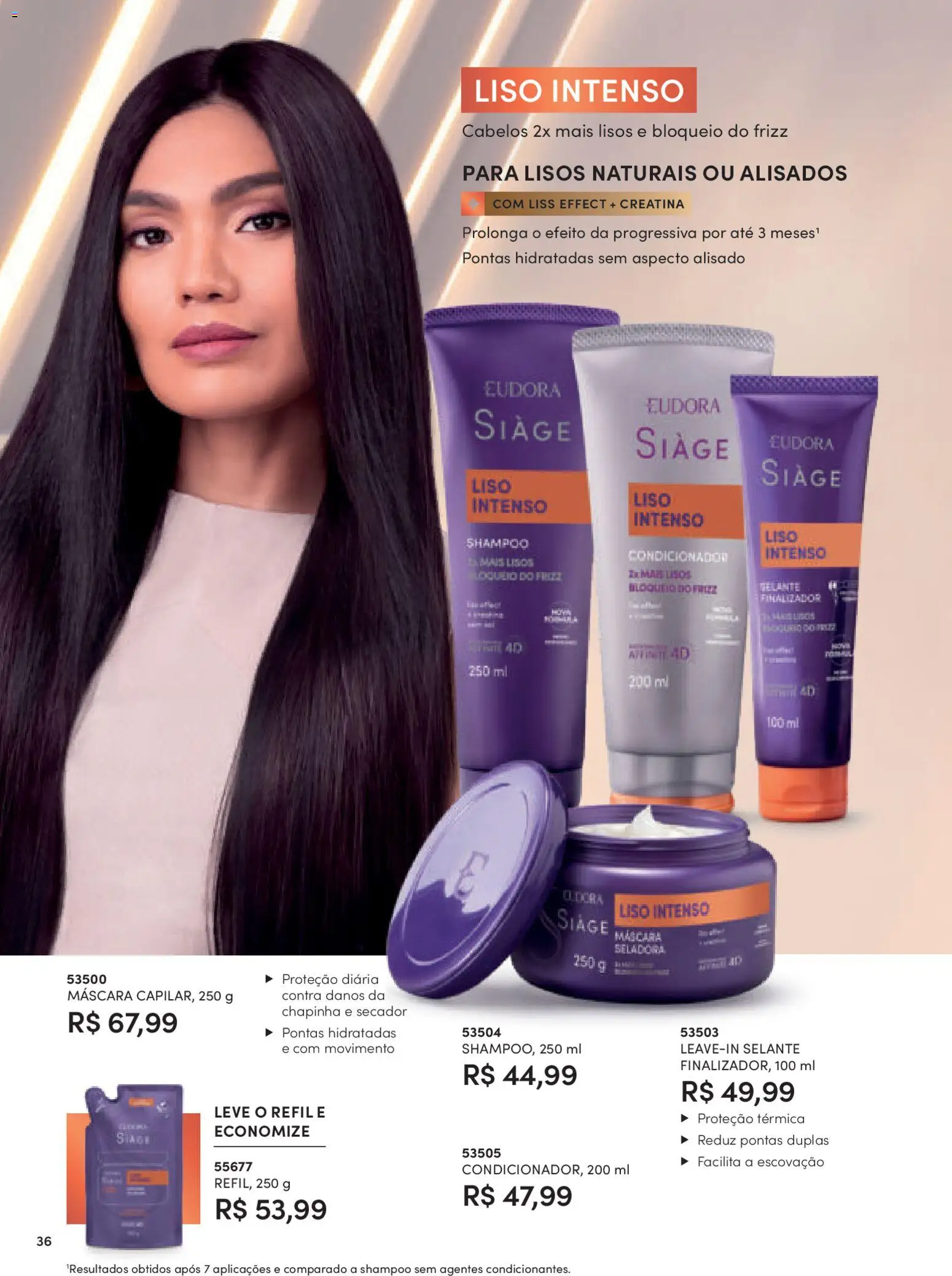 Eudora Folheto - válido de 10.11.2025 | Página: 36 | Produtos: Secador, Shampoo, Creatina, Chapinha
