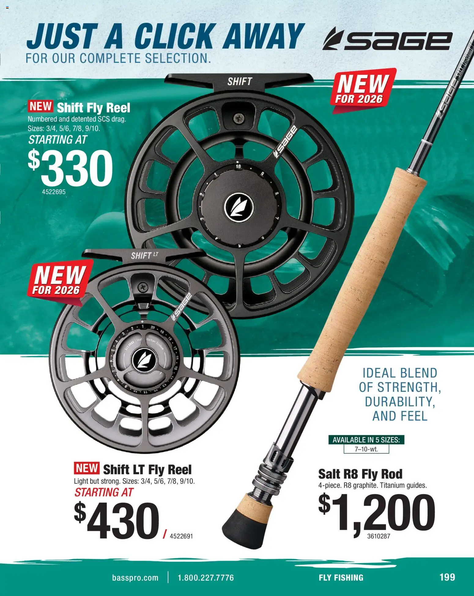 Cabela's Saltwater Specialist 26 - valid from 15.12.2025 | Page: 199 | Products: Fly Rod, Salt, Rod