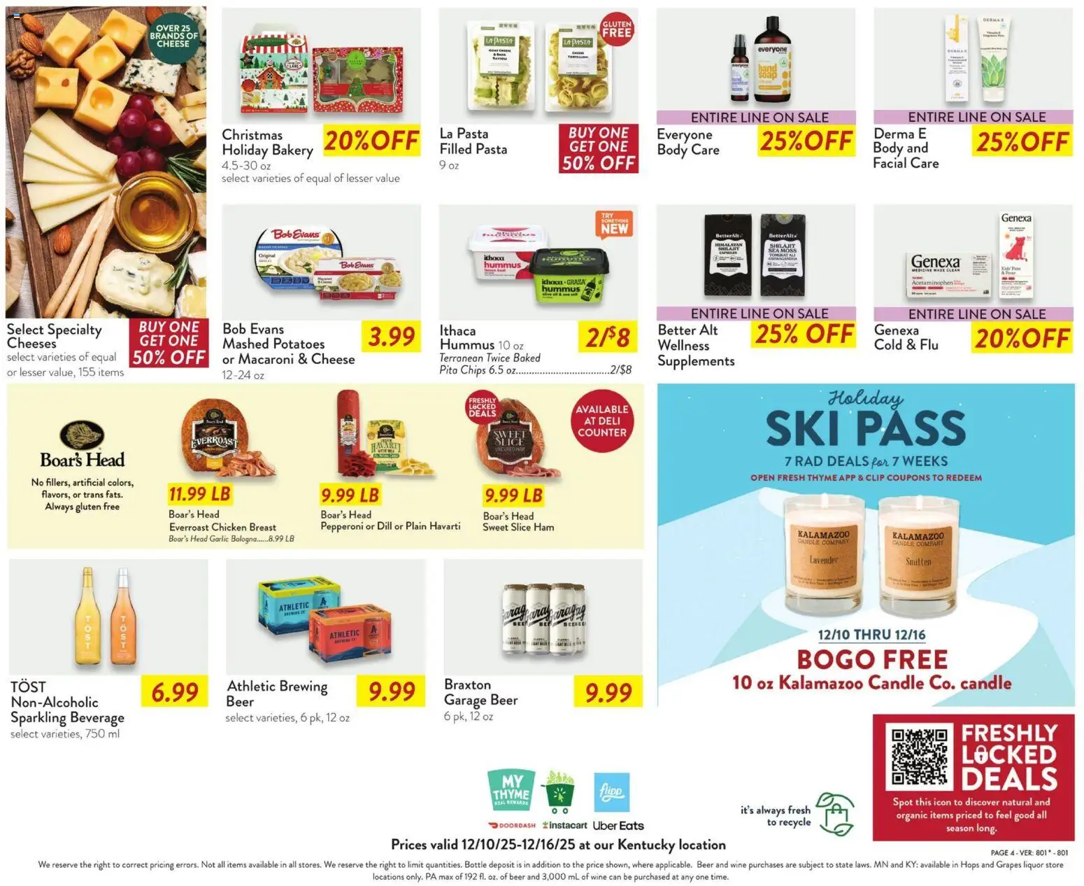 Fresh Thyme Weekly Ad - KY - valid from 10.12.2025 | Page: 8 | Products: Clip, Cheese, Wine, Chips
