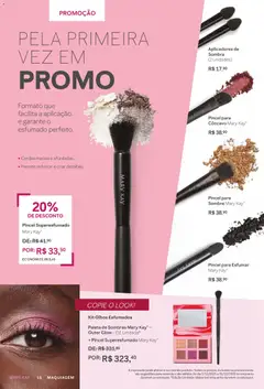 Mary Kay - Catálogo Novembro/Dezembro 2025 - Pré-Visualização do folheto da loja Mary Kay, válido de 01.11.2025 | Página: 16 | Produtos: Maquiagem, Pincel