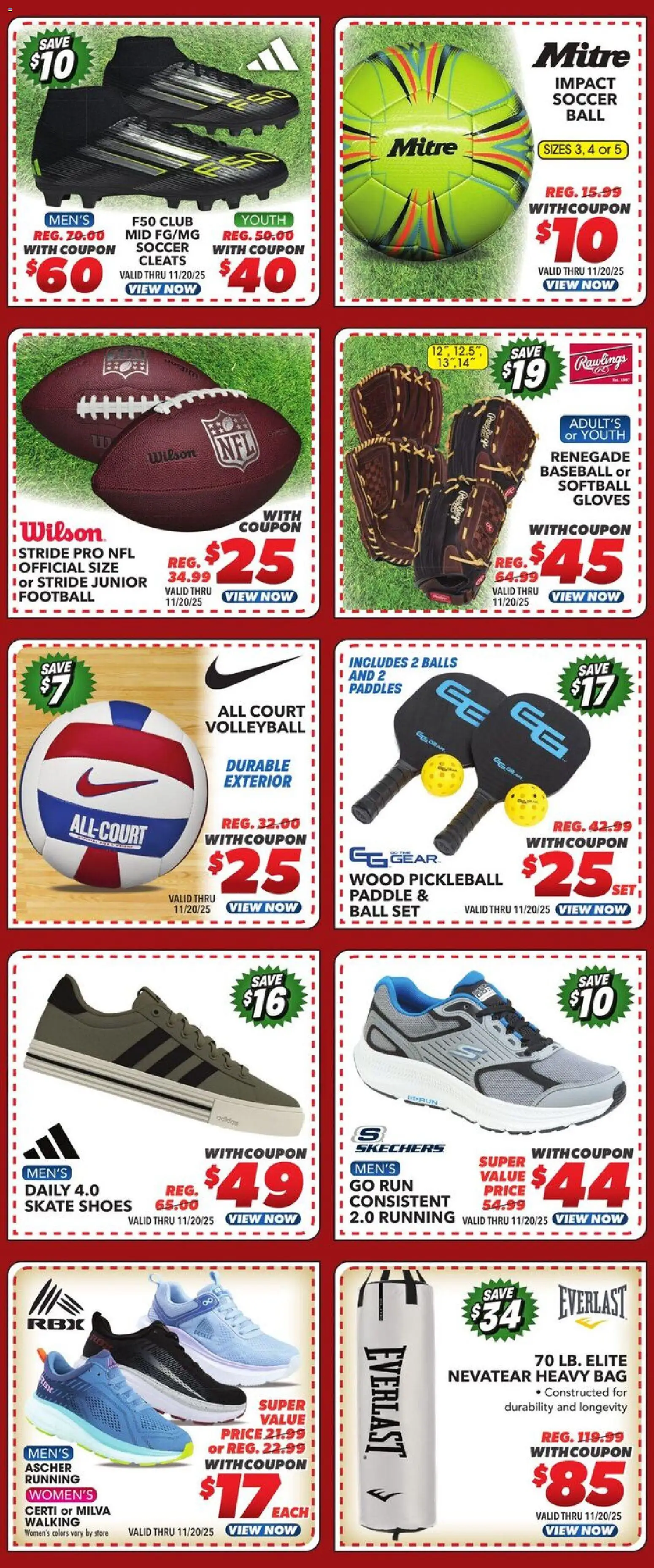 Big 5 Sporting Goods Weekly Ad - valid from 14.11.2025 | Page: 4 | Products: Gloves, Bag