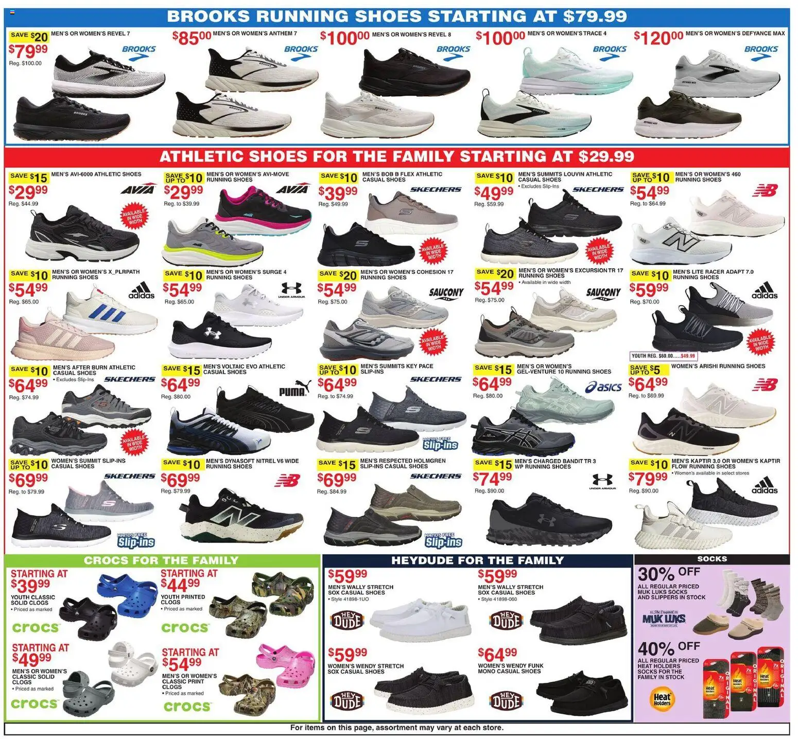 Dunham's Sports Weekly Ad - valid from 14.02.2026 | Page: 3 | Products: Socks, Slippers