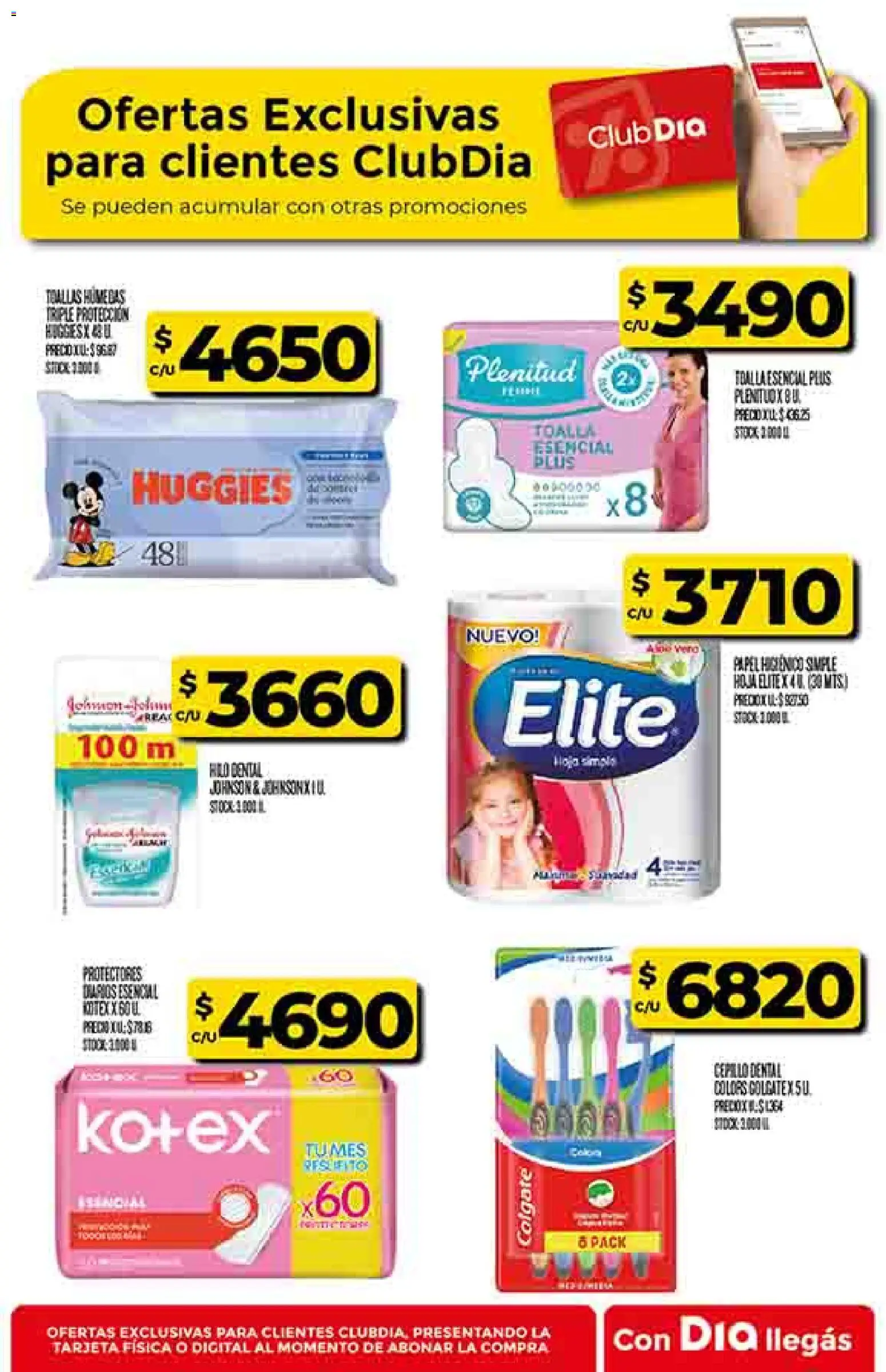 Supermercado DIA Ofertas │ válido desde el 21.01.2026 | Página: 46 | Productos: Papel higiénico, Toallas, Cepillo, Hilo dental