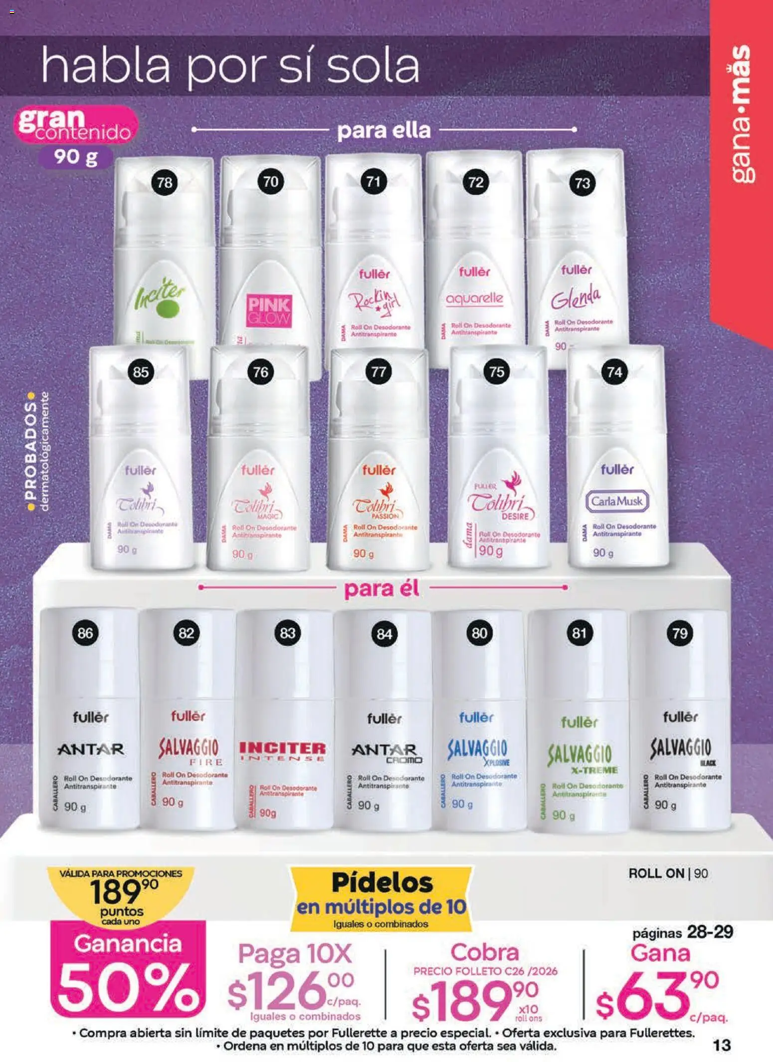 Nuevas ofertas de Fuller válidas en toda la República Mexicana desde el 01.04.2026. ¡Encuentra las mejores ofertas en Fuller Gana Mas C26 2026! | Página: 13